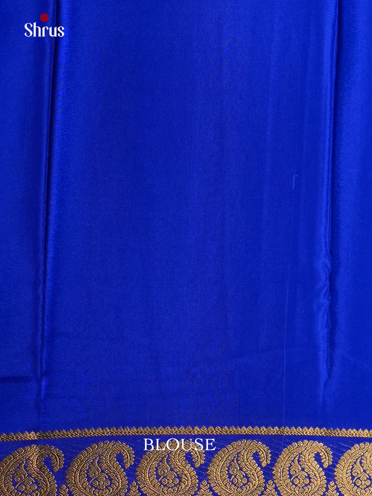 Buy Serene Blue Mysore Silk Sarees With Zari Woven Paisley Border & Traditional Chit Pallu