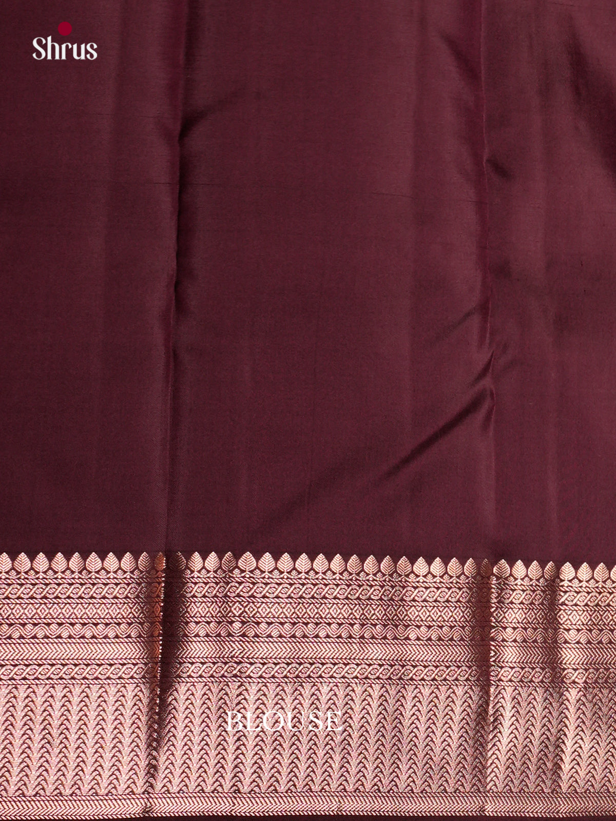 Buy Exquisite Brown Kanjivaram Saree With Golden Floral Motifs, Zari Border & Brocade Pallu