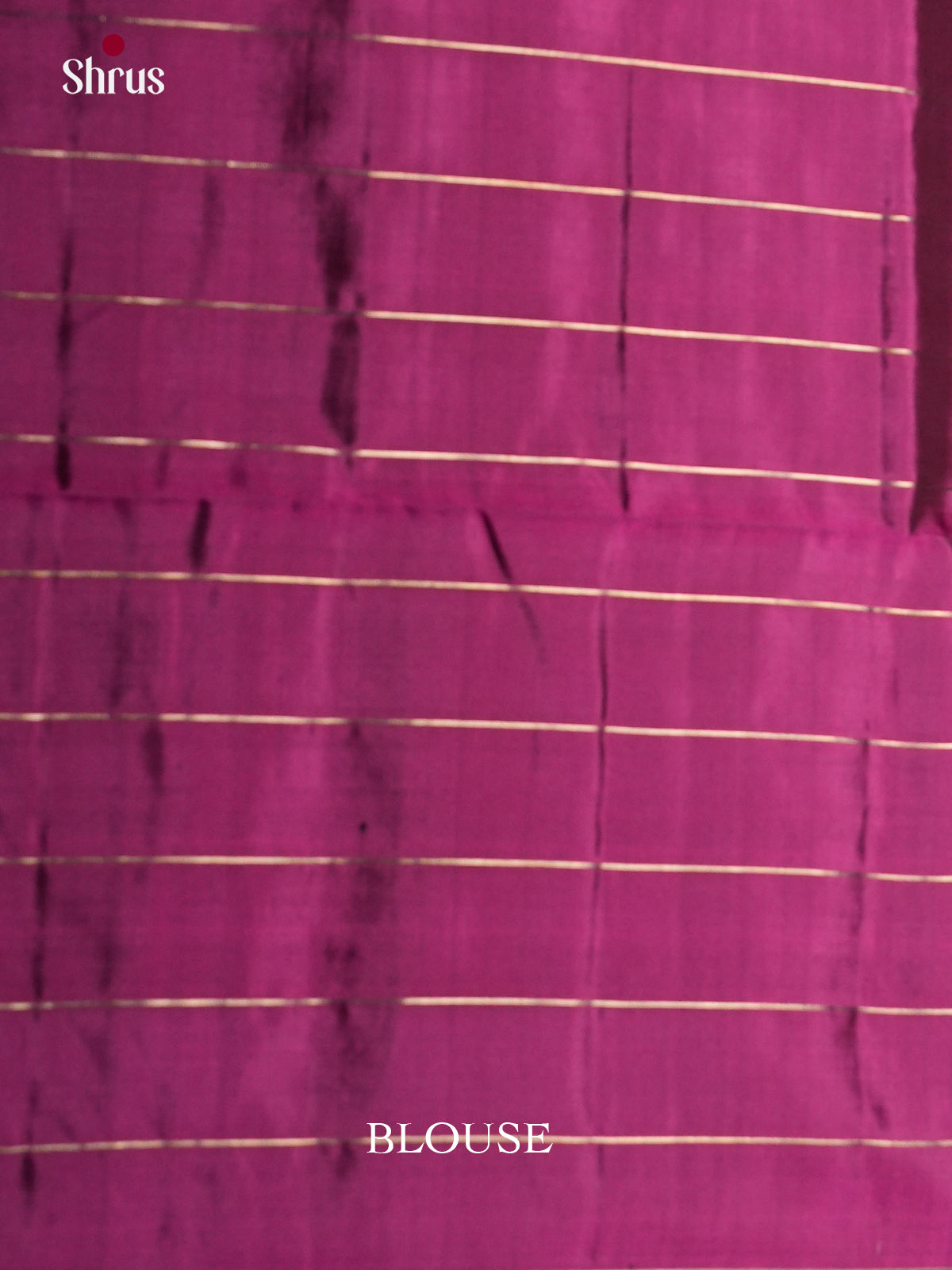 Buy Elegant Brown Pure Silk Saree with Zari Checks, Buttas & Magenta Brocade Pallu