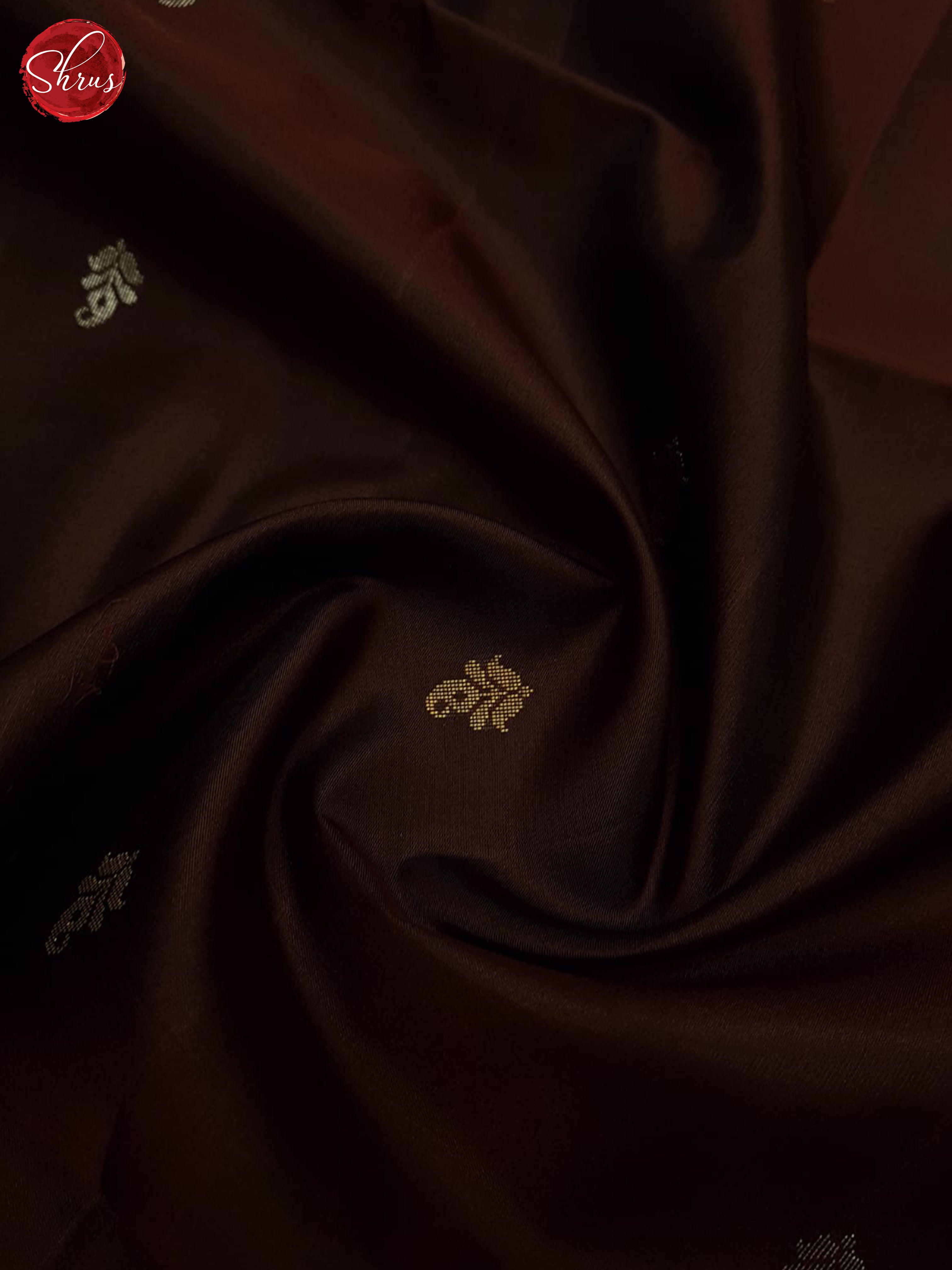 Brown And Green-Soft silk saree - Shop on ShrusEternity.com