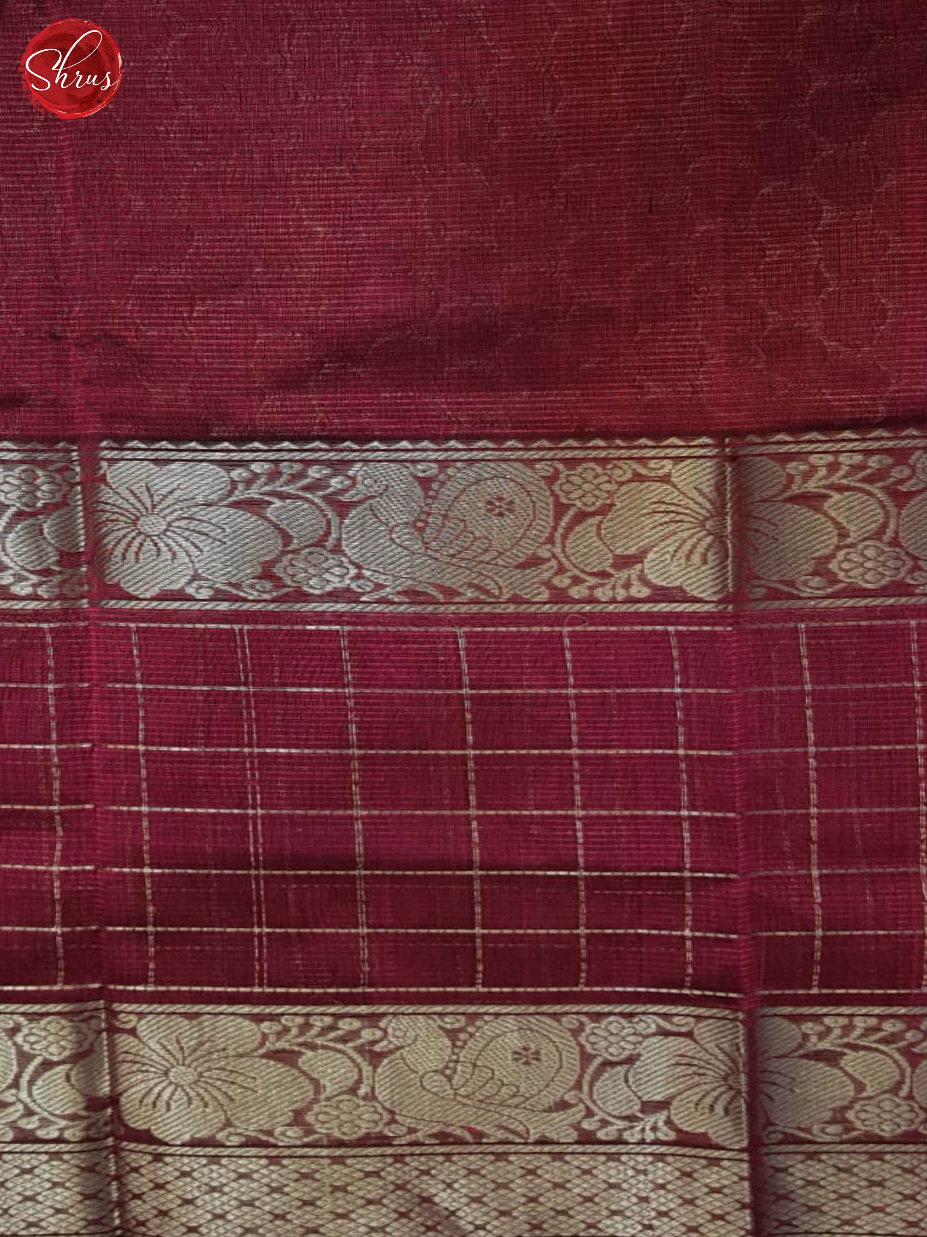 Majenta pink(Single tone)- Mangalagiri silkcotton Saree - Shop on ShrusEternity.com