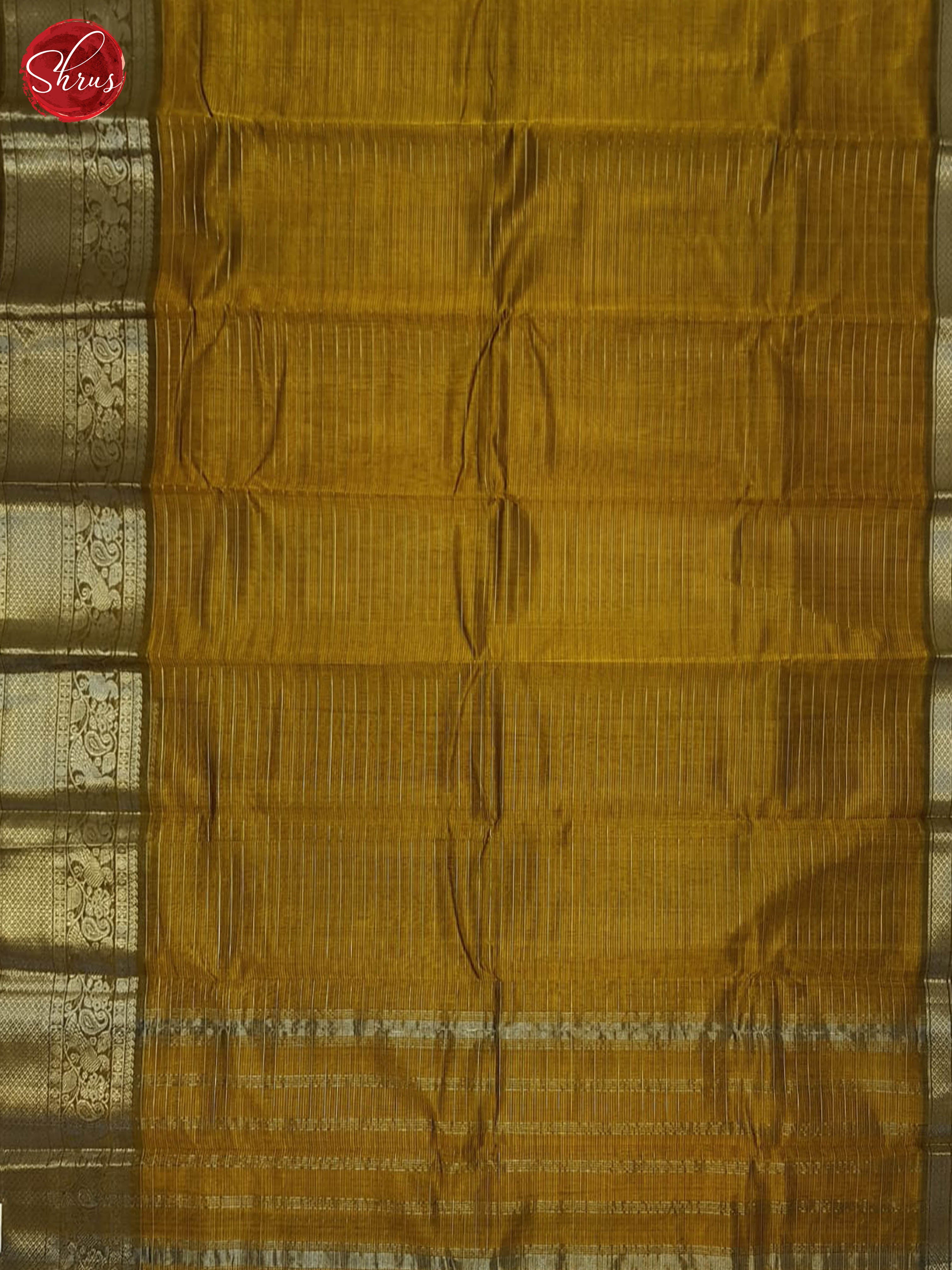 Golden Mehandi(Single Tone) - Mangalagiri silkcotton Saree - Shop on ShrusEternity.com