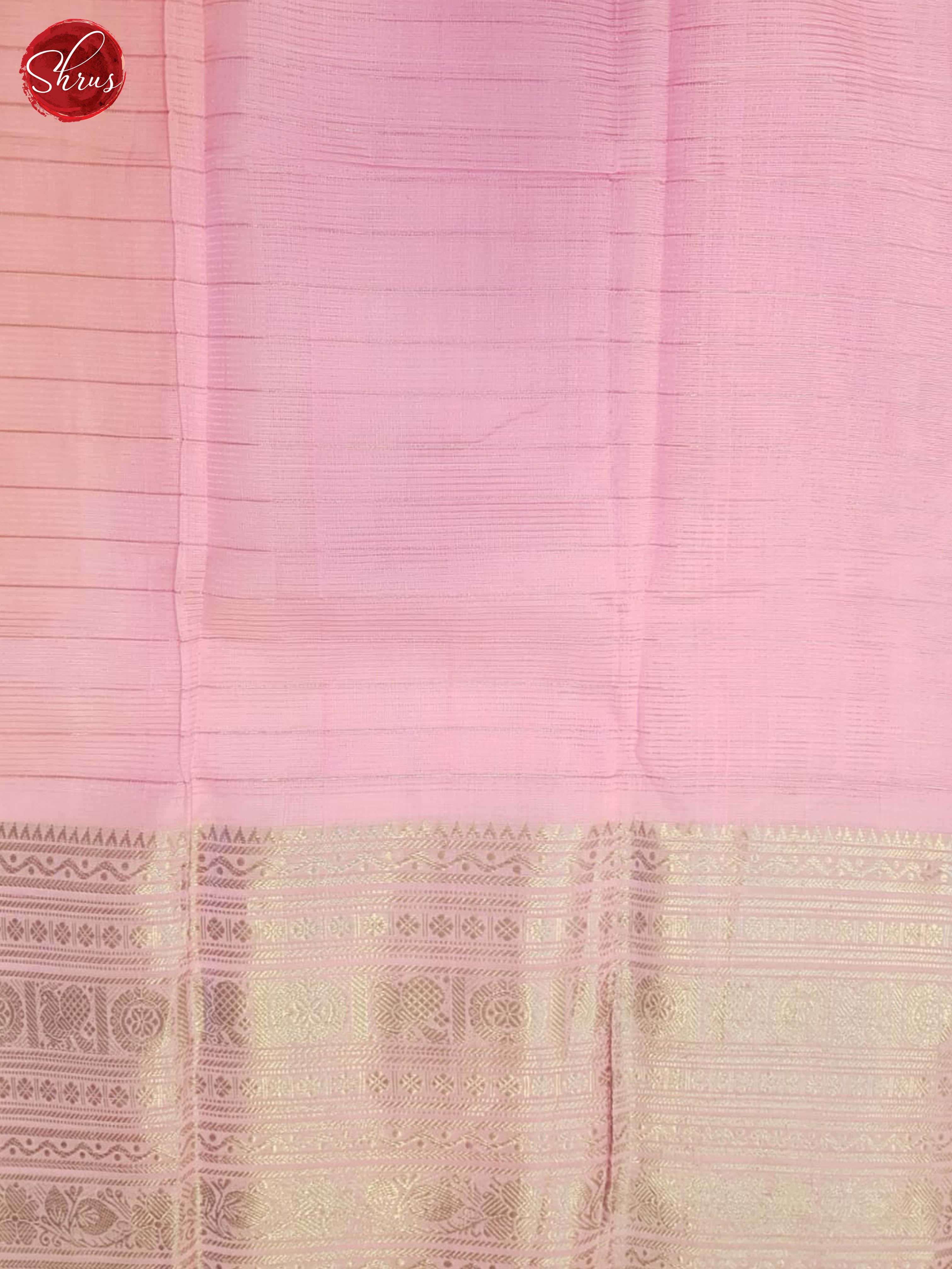 Baby Pink(Single Tone) - Mangalagiri silkcotton Saree - Shop on ShrusEternity.com