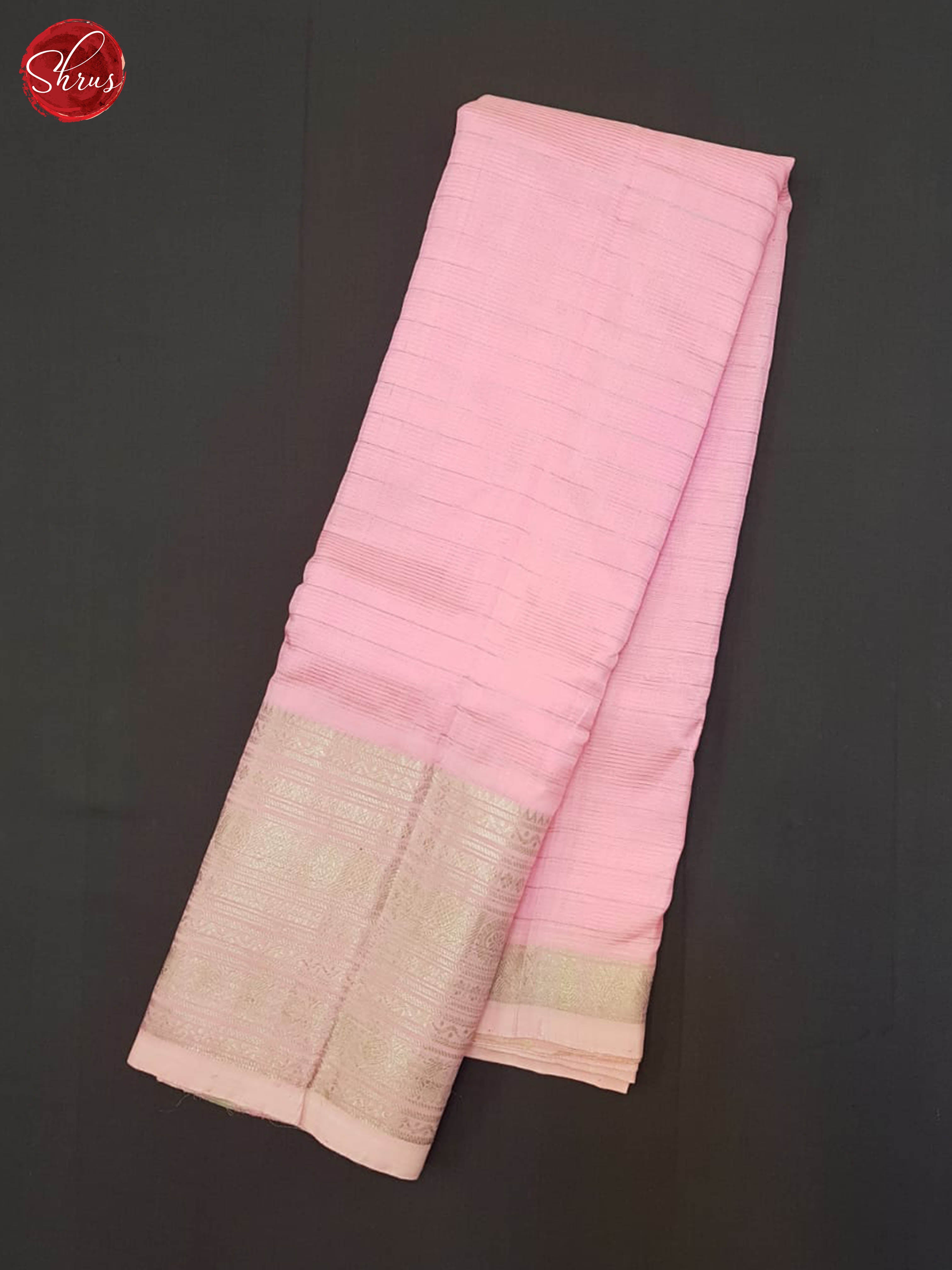 Baby Pink(Single Tone) - Mangalagiri silkcotton Saree - Shop on ShrusEternity.com