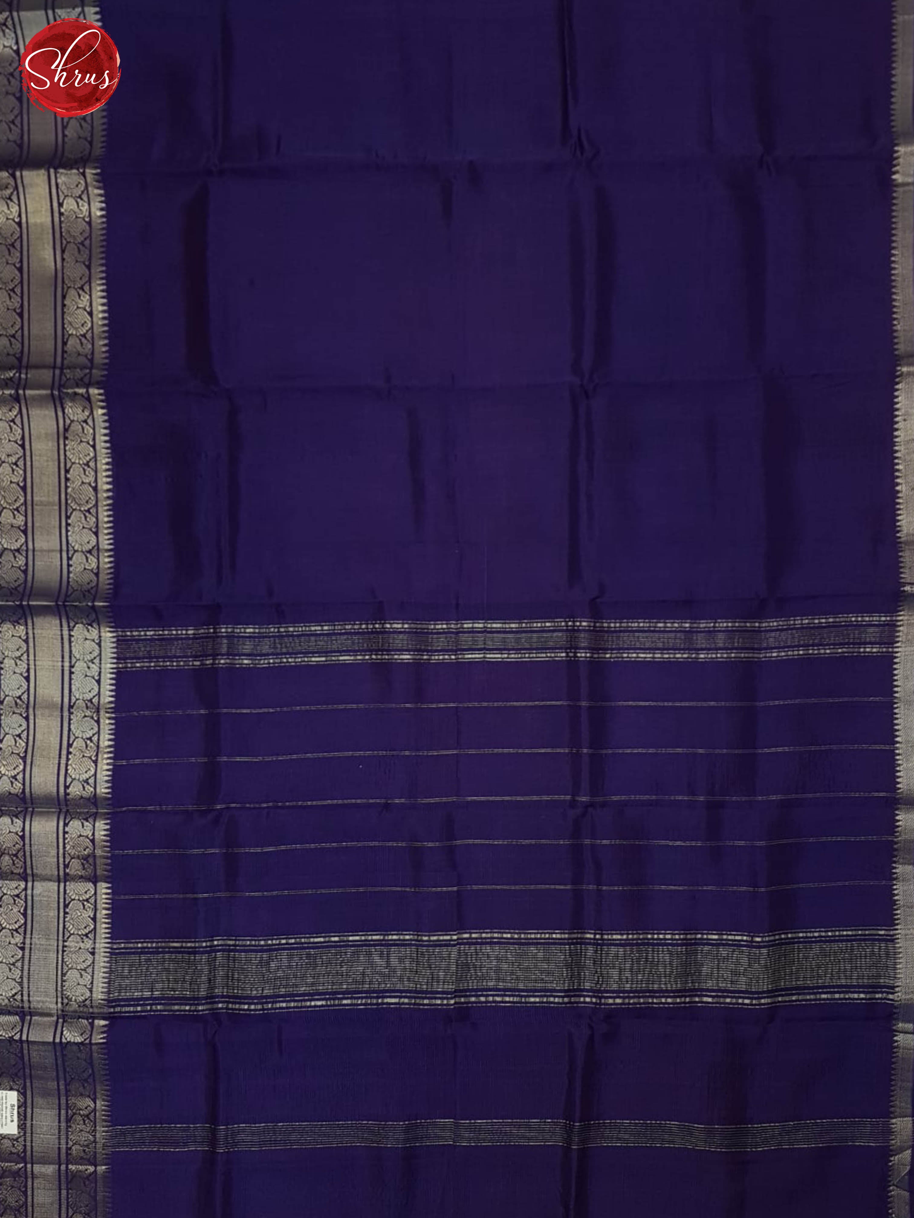 Purple(Single Tone) - Mangalagiri silkcotton Saree - Shop on ShrusEternity.com