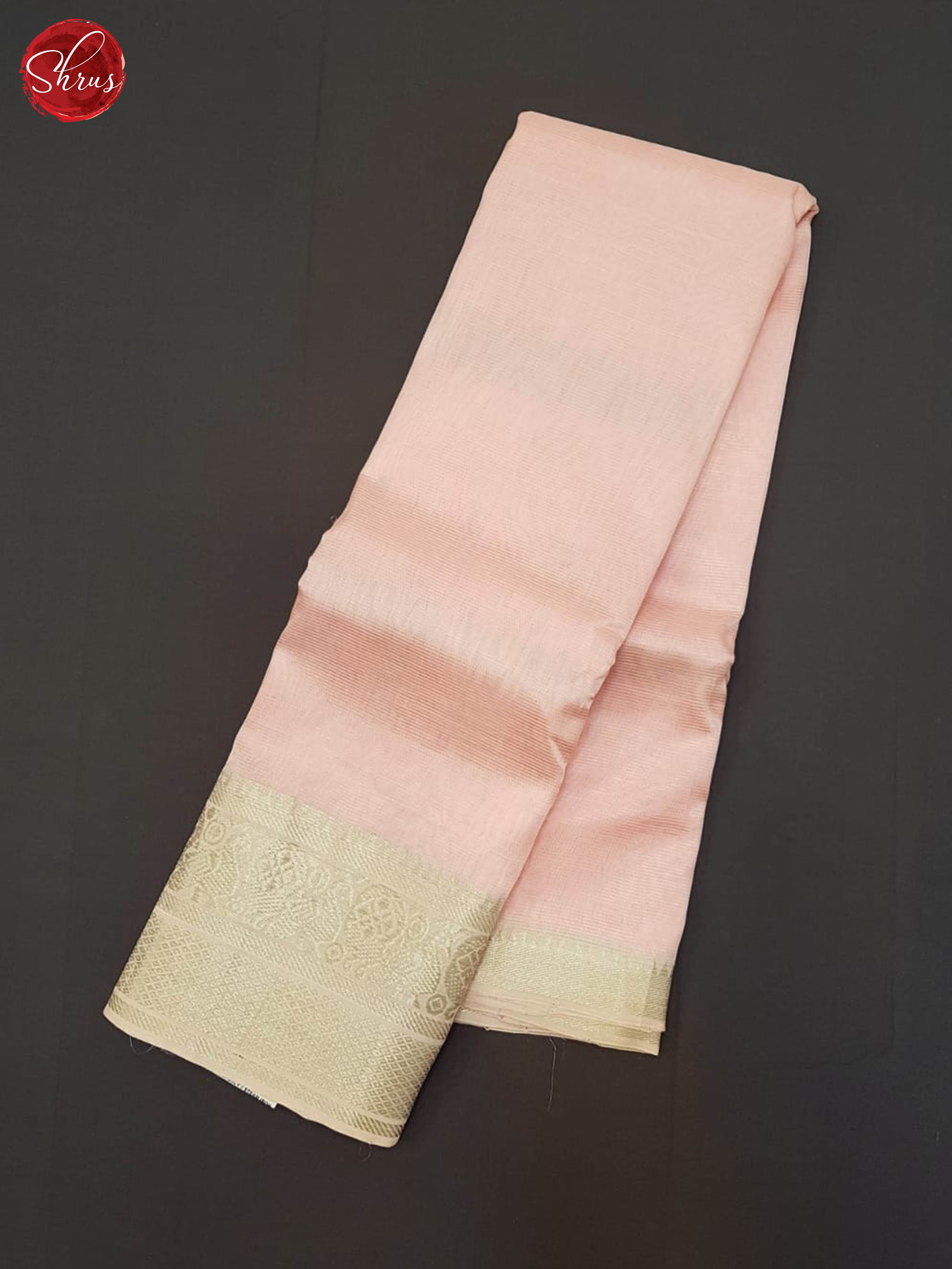 baby Pink(Single Tone) - Mangalagiri silkcotton Saree - Shop on ShrusEternity.com