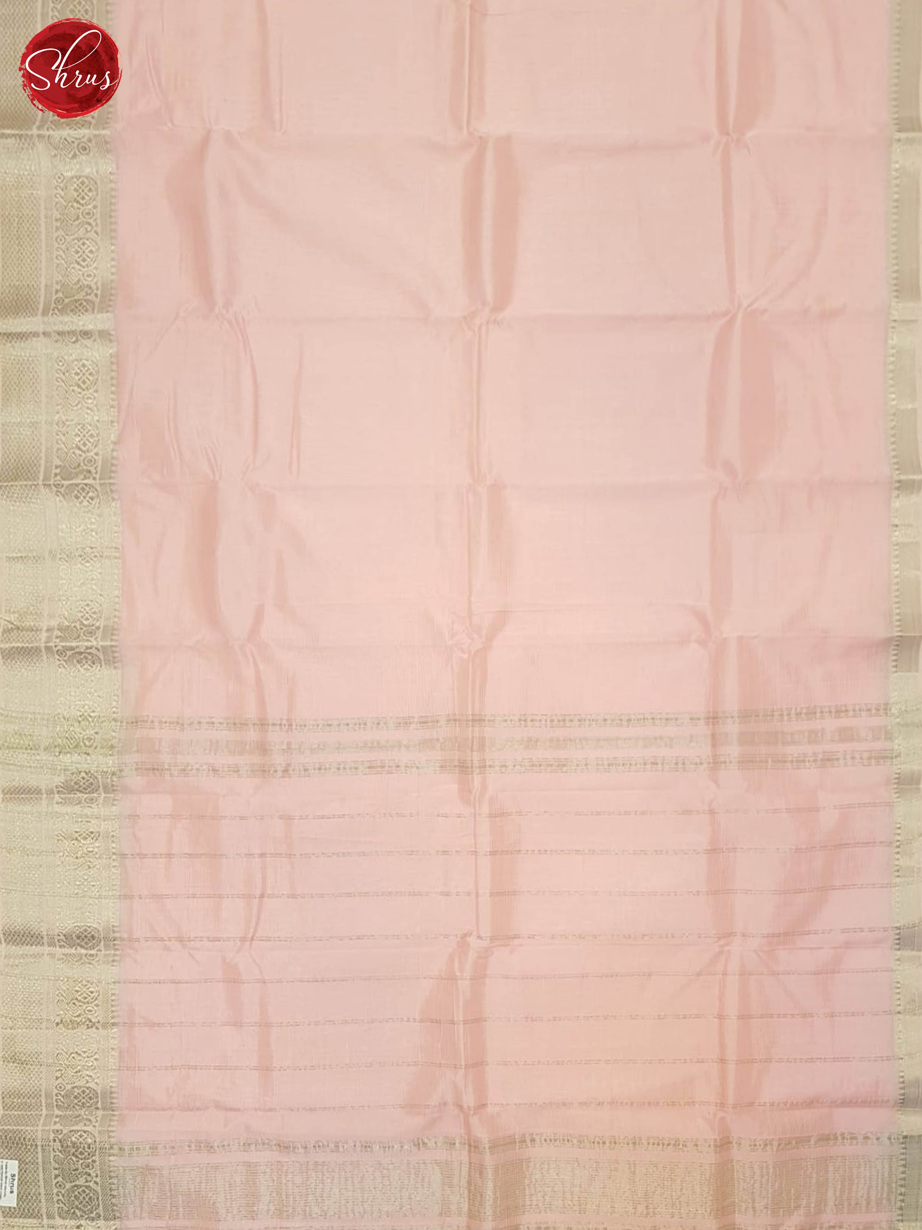 baby Pink(Single Tone) - Mangalagiri silkcotton Saree - Shop on ShrusEternity.com