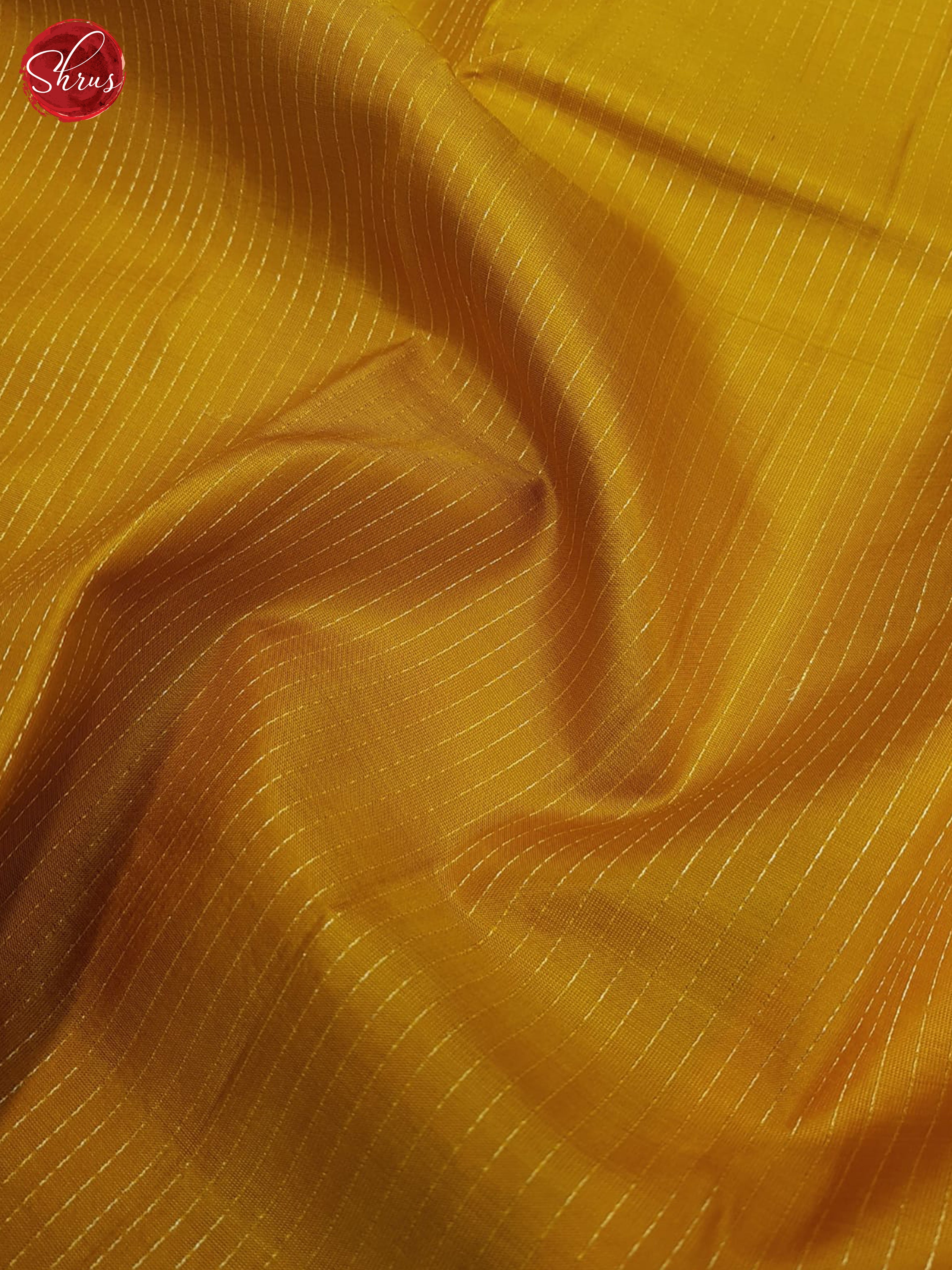 Mustard and Brown - Soft Silk Saree - Shop on ShrusEternity.com