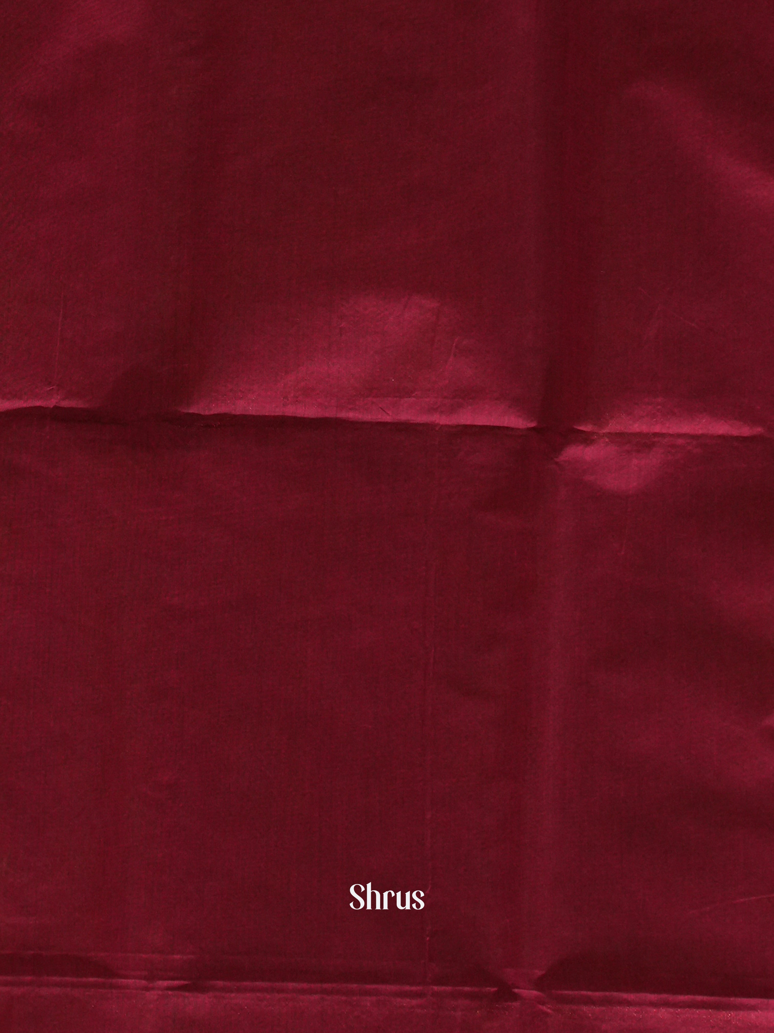 Blue & Maroon -Semi Silkcotton Saree