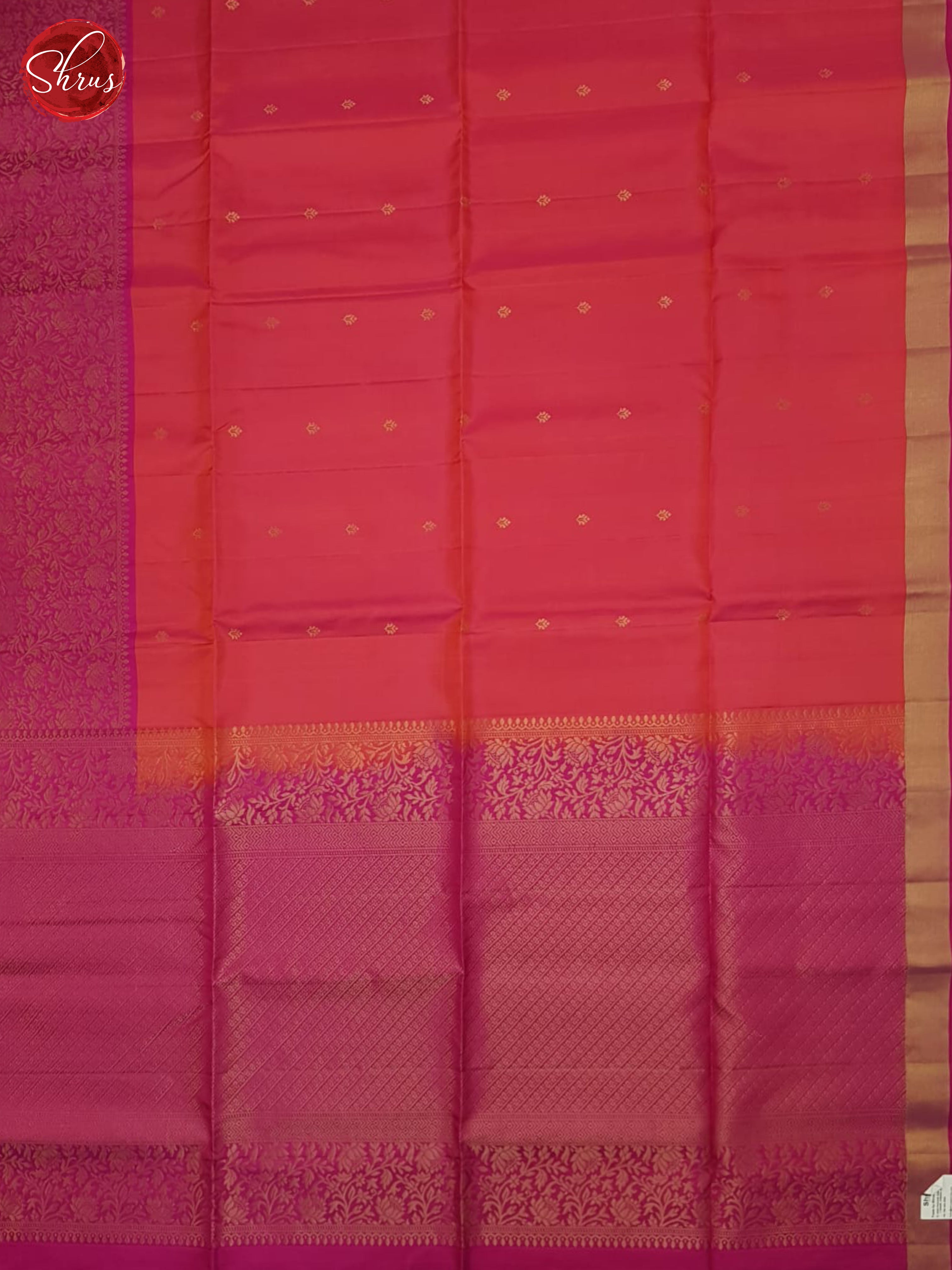 Pink and Majenta- Soft Silk Saree - Shop on ShrusEternity.com