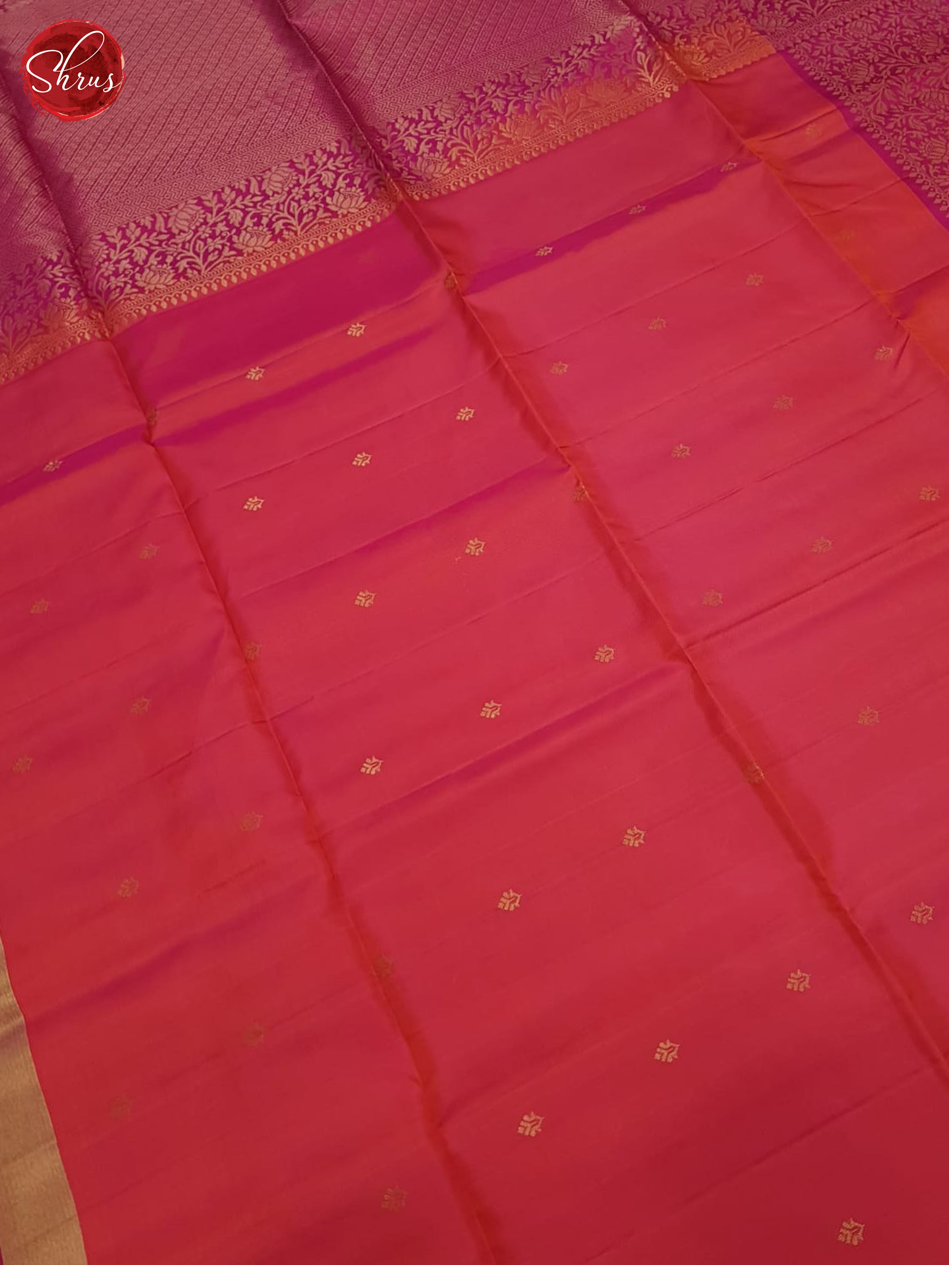 Pink and Majenta- Soft Silk Saree - Shop on ShrusEternity.com