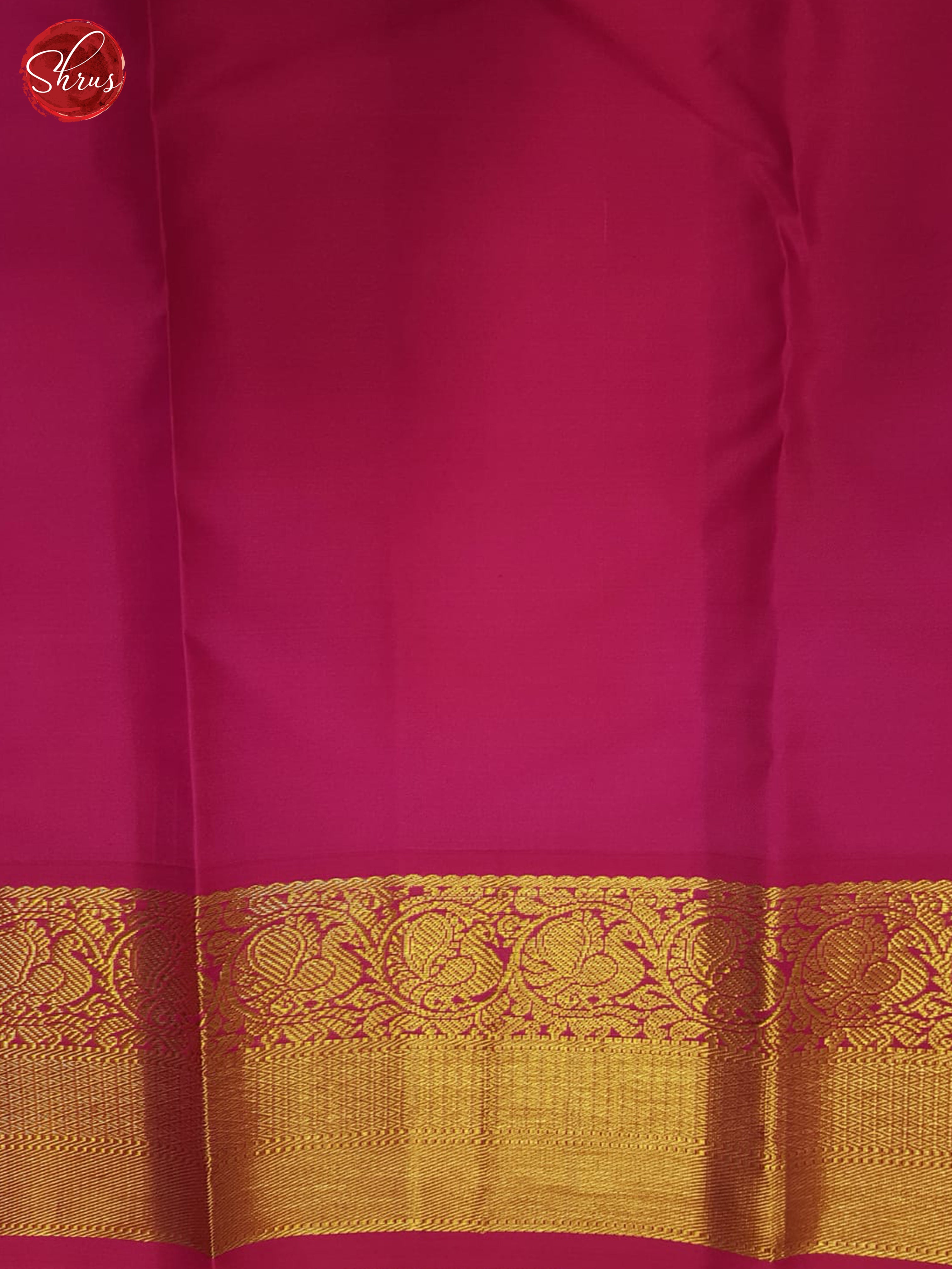 Green And Pink-Kanchipuram Silk saree - Shop on ShrusEternity.com