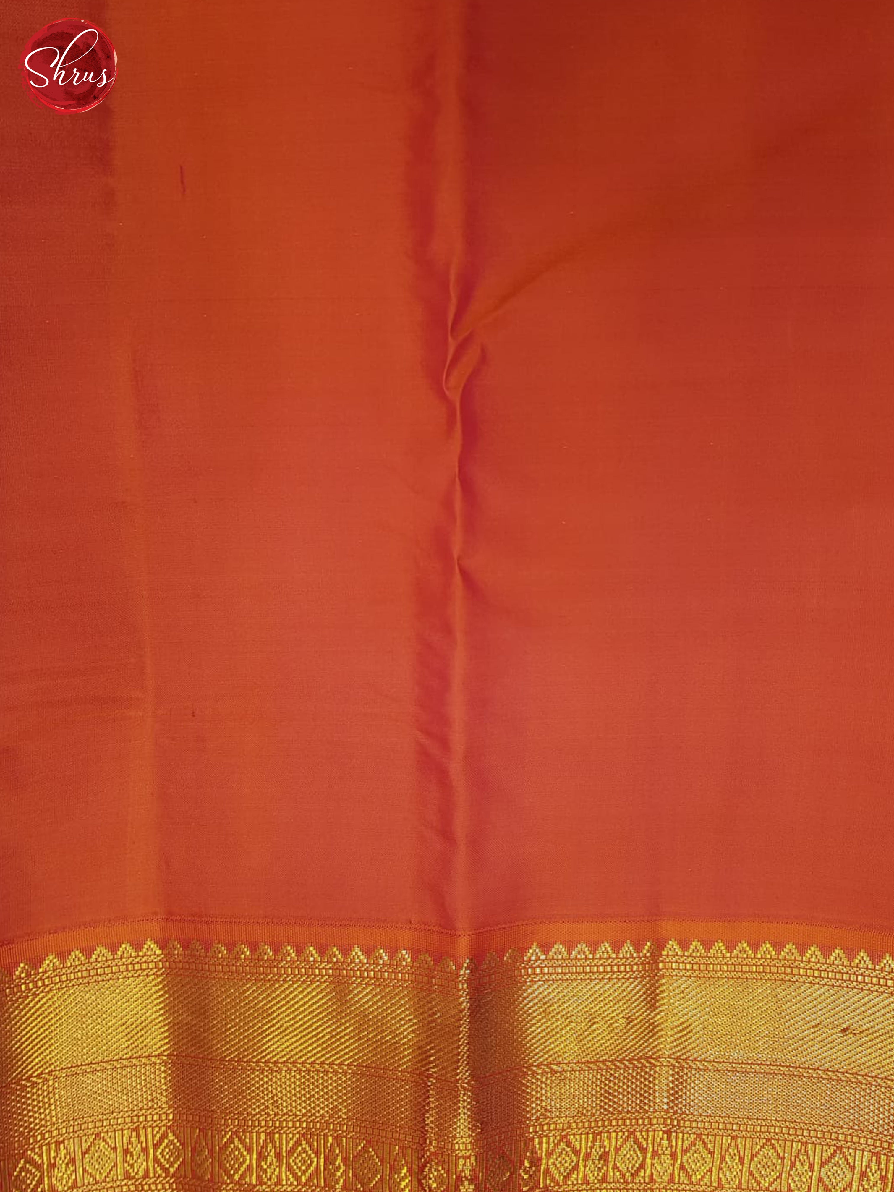 Teal Green And Orangish Pink-Kanchipuram Silk saree - Shop on ShrusEternity.com