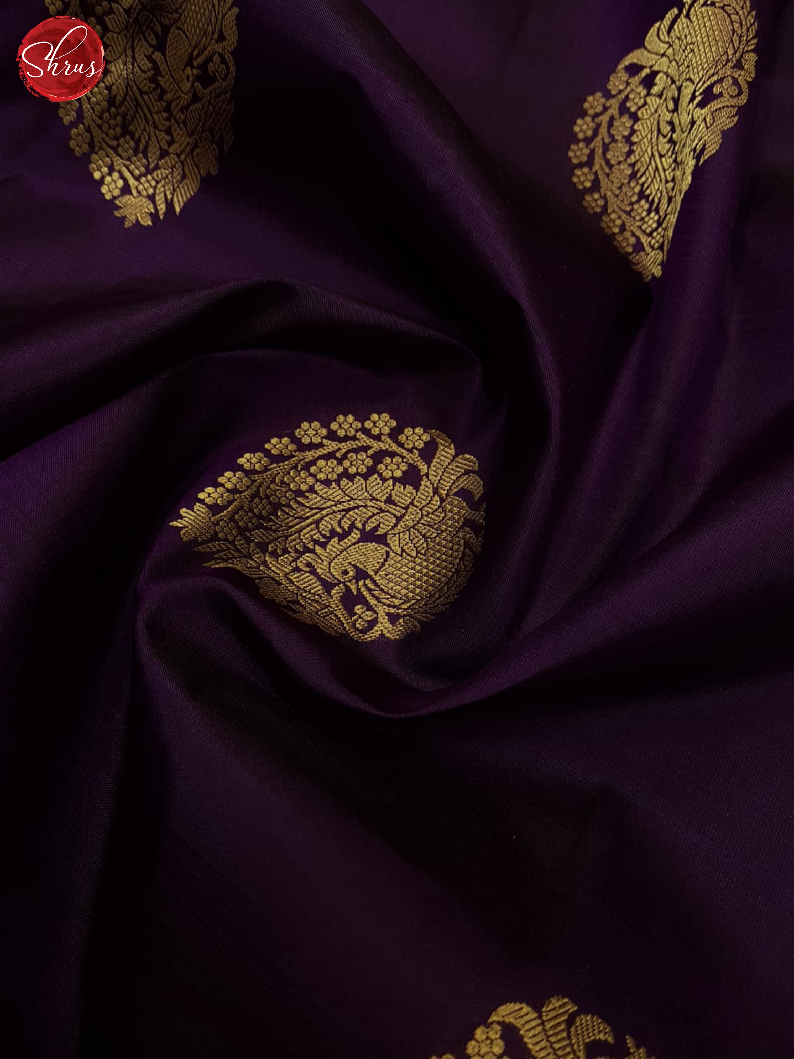 Wine And Pink-Kanchipuram silk saree - Shop on ShrusEternity.com