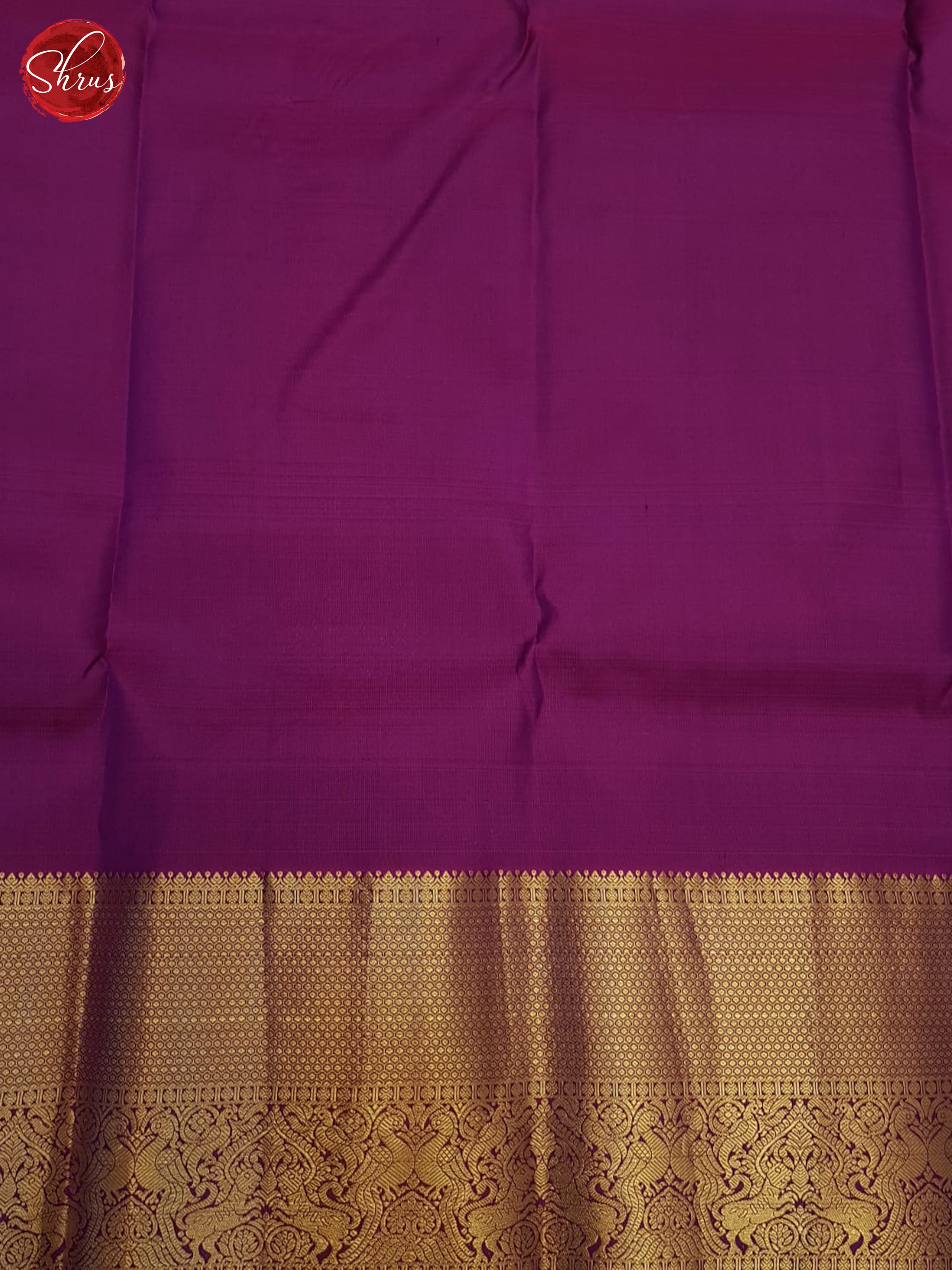 Wine And Pink-Kanchipuram silk saree - Shop on ShrusEternity.com