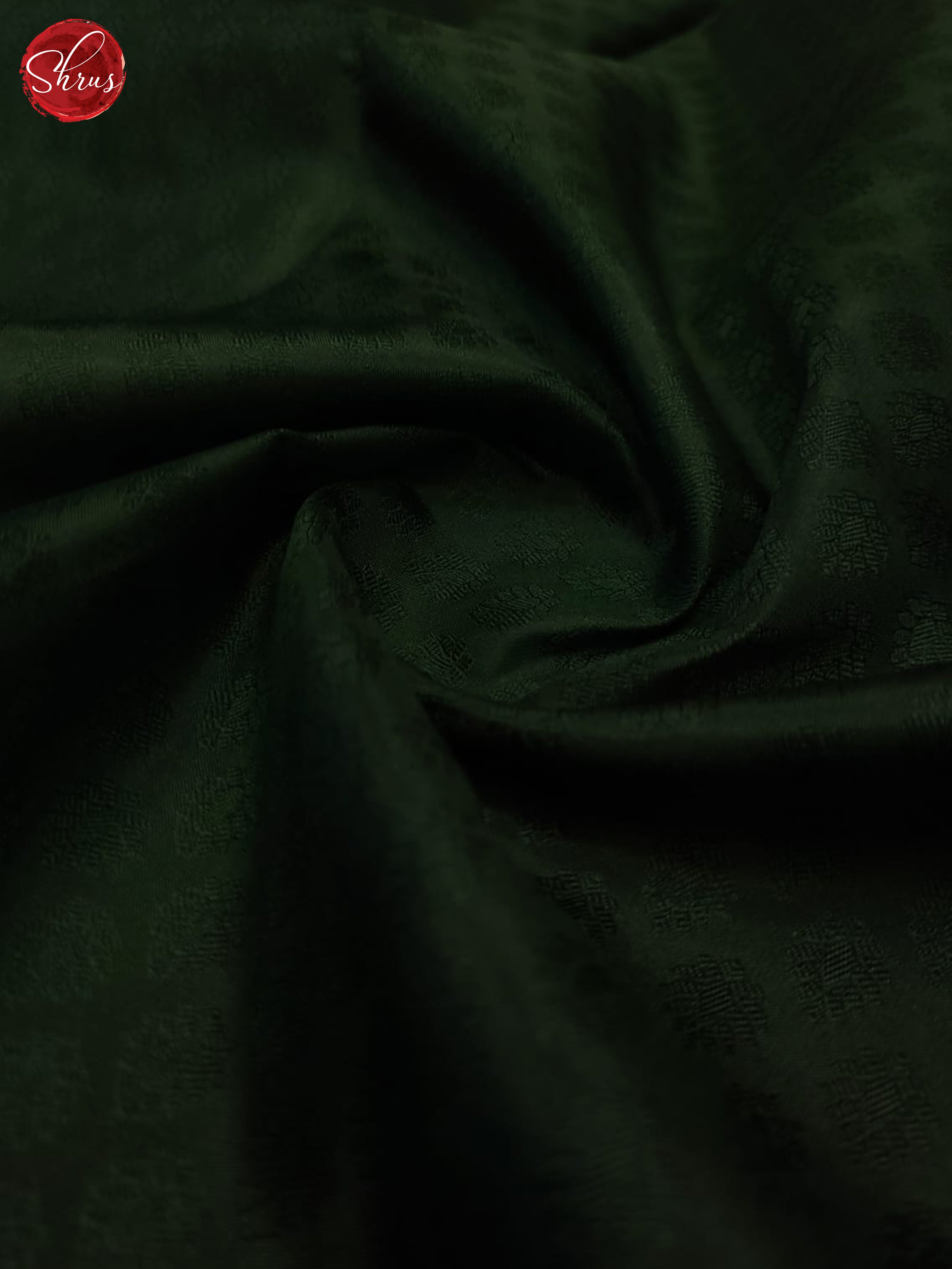 Bottle green and Red-Kanchipiram silk saree - Shop on ShrusEternity.com