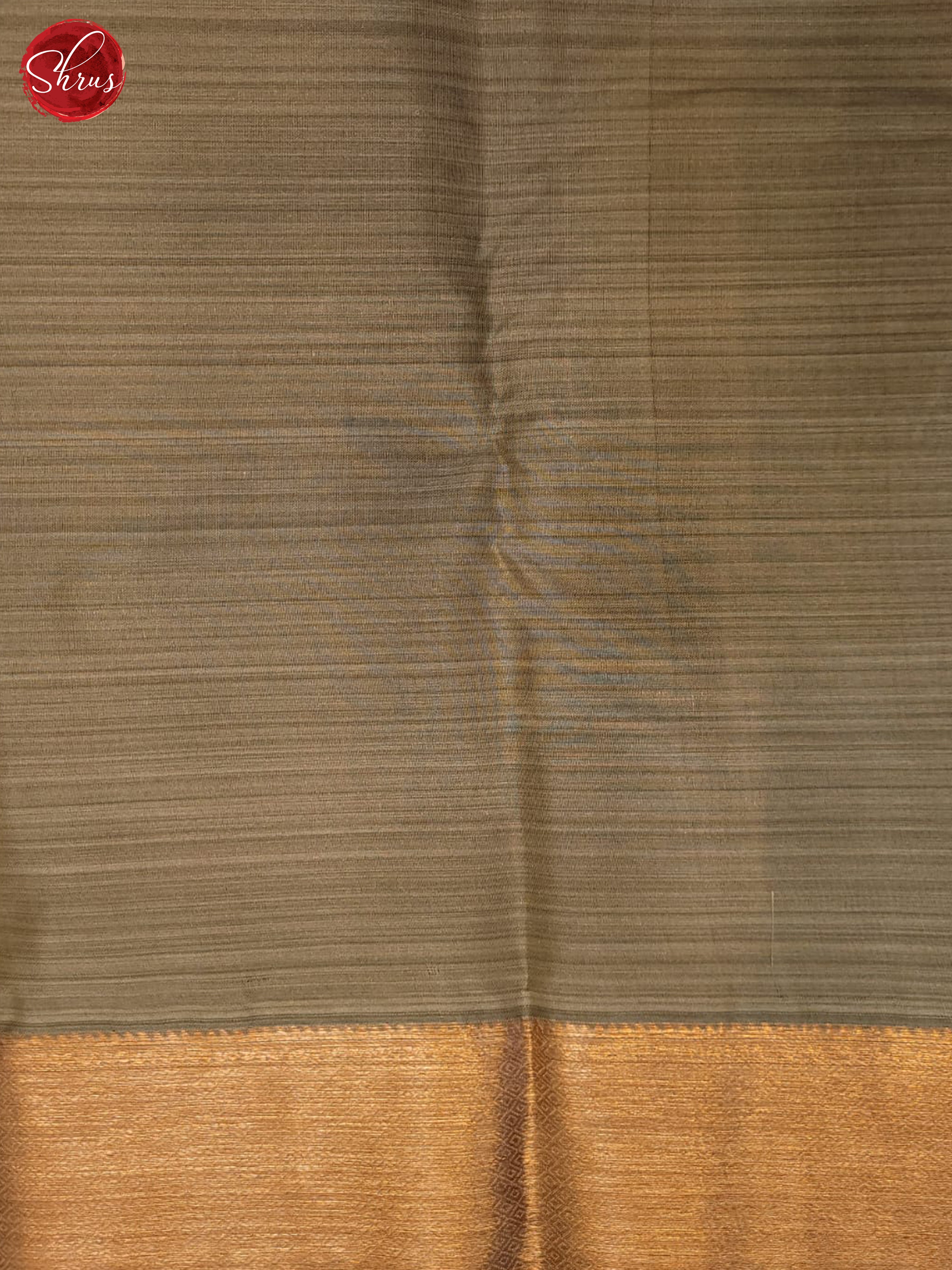 Grey(Single Tone)- Kanchipuram Half-pure Silk Saree - Shop on ShrusEternity.com