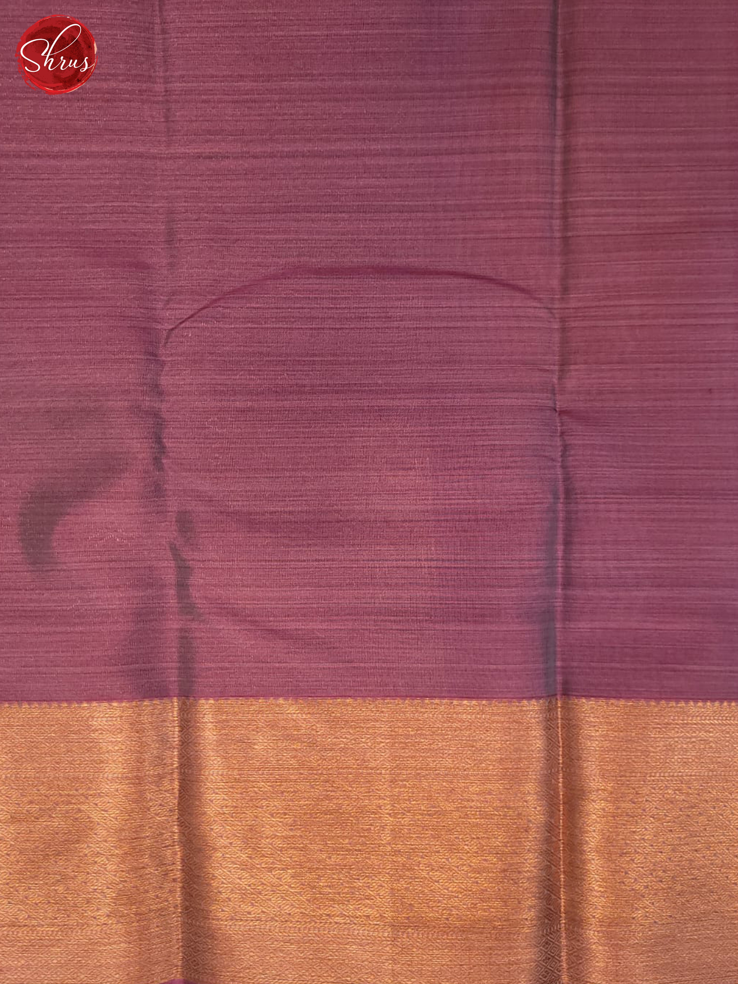 Blue and lavender- Kanchipuram half-pure Silk Saree - Shop on ShrusEternity.com