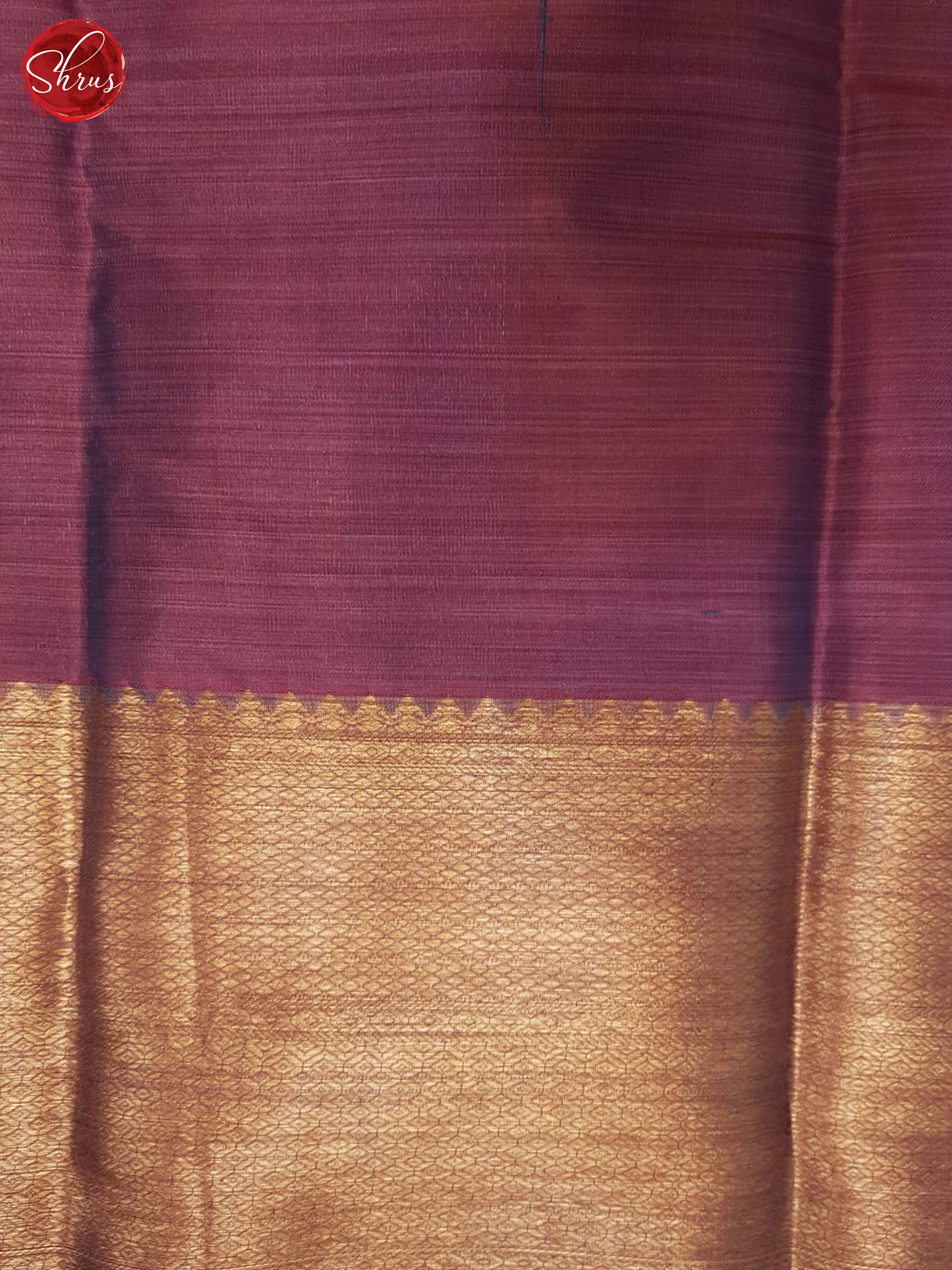 Blue And Pink- Kanchipuram half-pure Silk saree - Shop on ShrusEternity.com