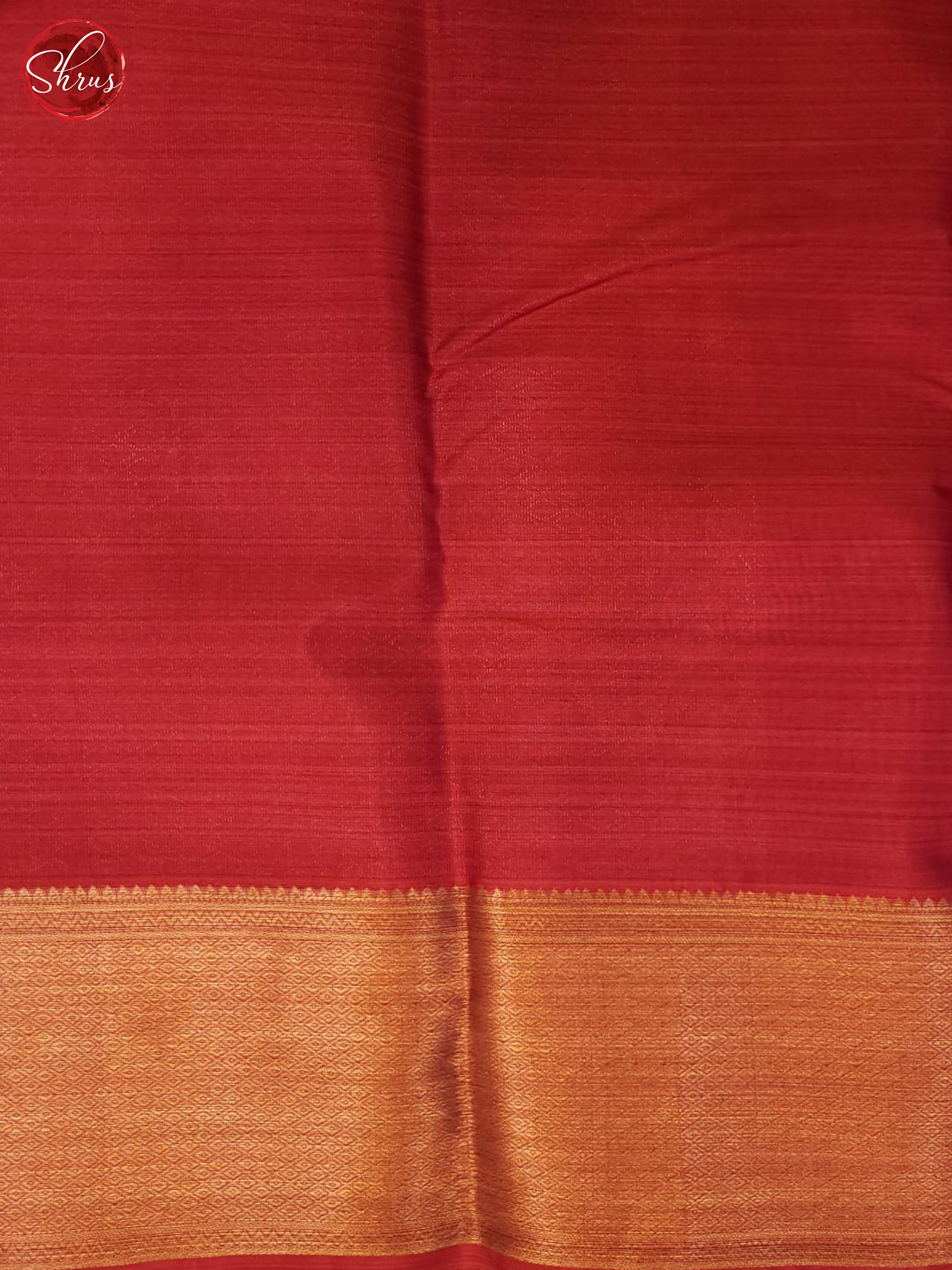 purple and Red- Kanchipuram Half-pure silk Saree - Shop on ShrusEternity.com