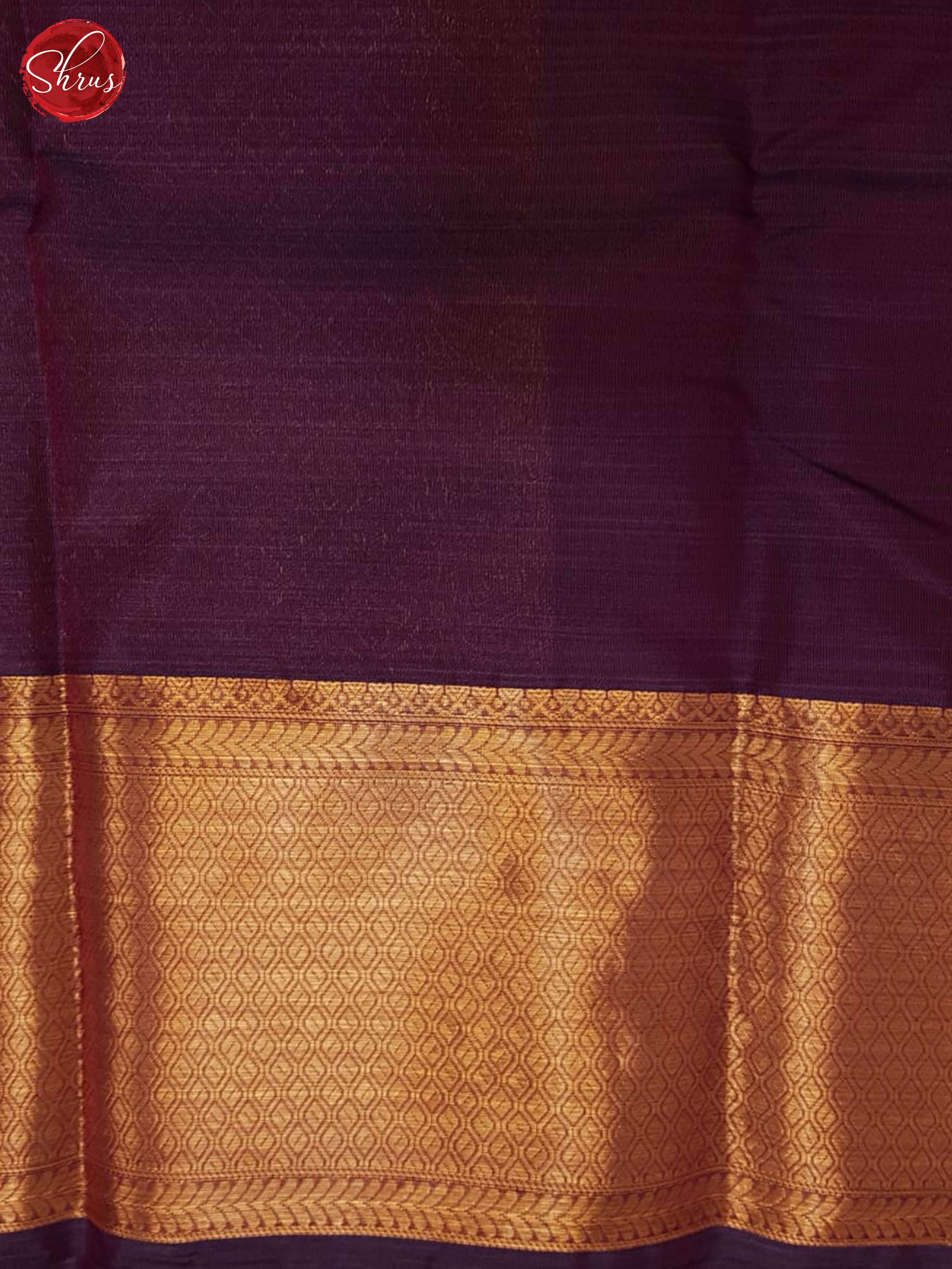 Pink And Wine- Kanchipuram half-pure Silk saree - Shop on ShrusEternity.com