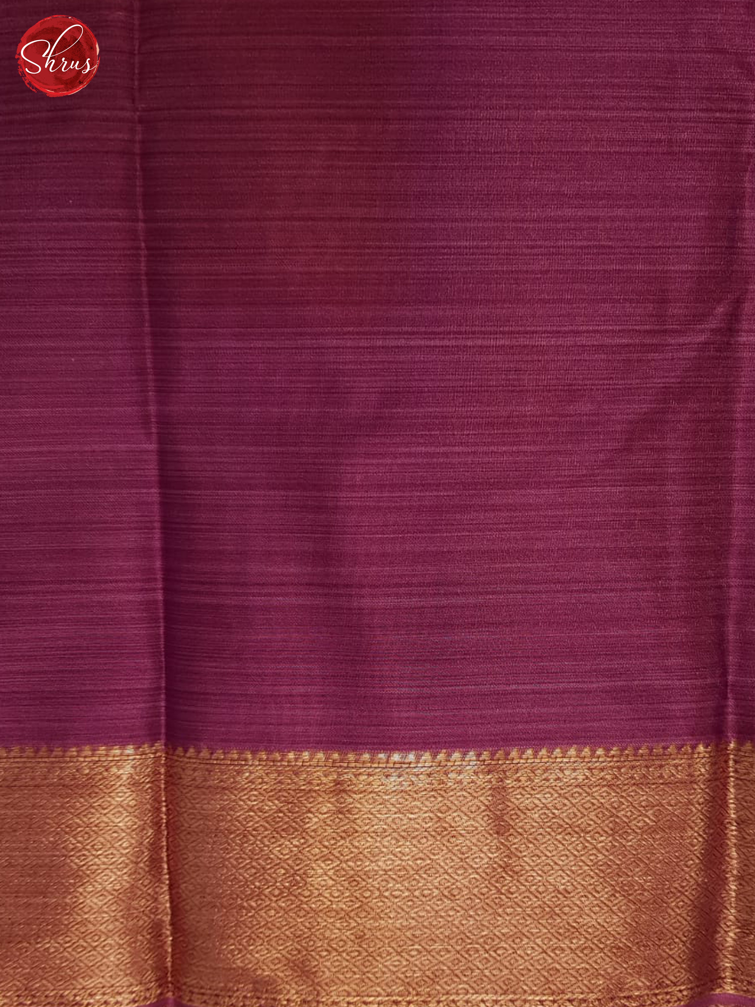 Mild Lavender And Majenta Pink- Kanchipuram half-pure silk saree - Shop on ShrusEternity.com