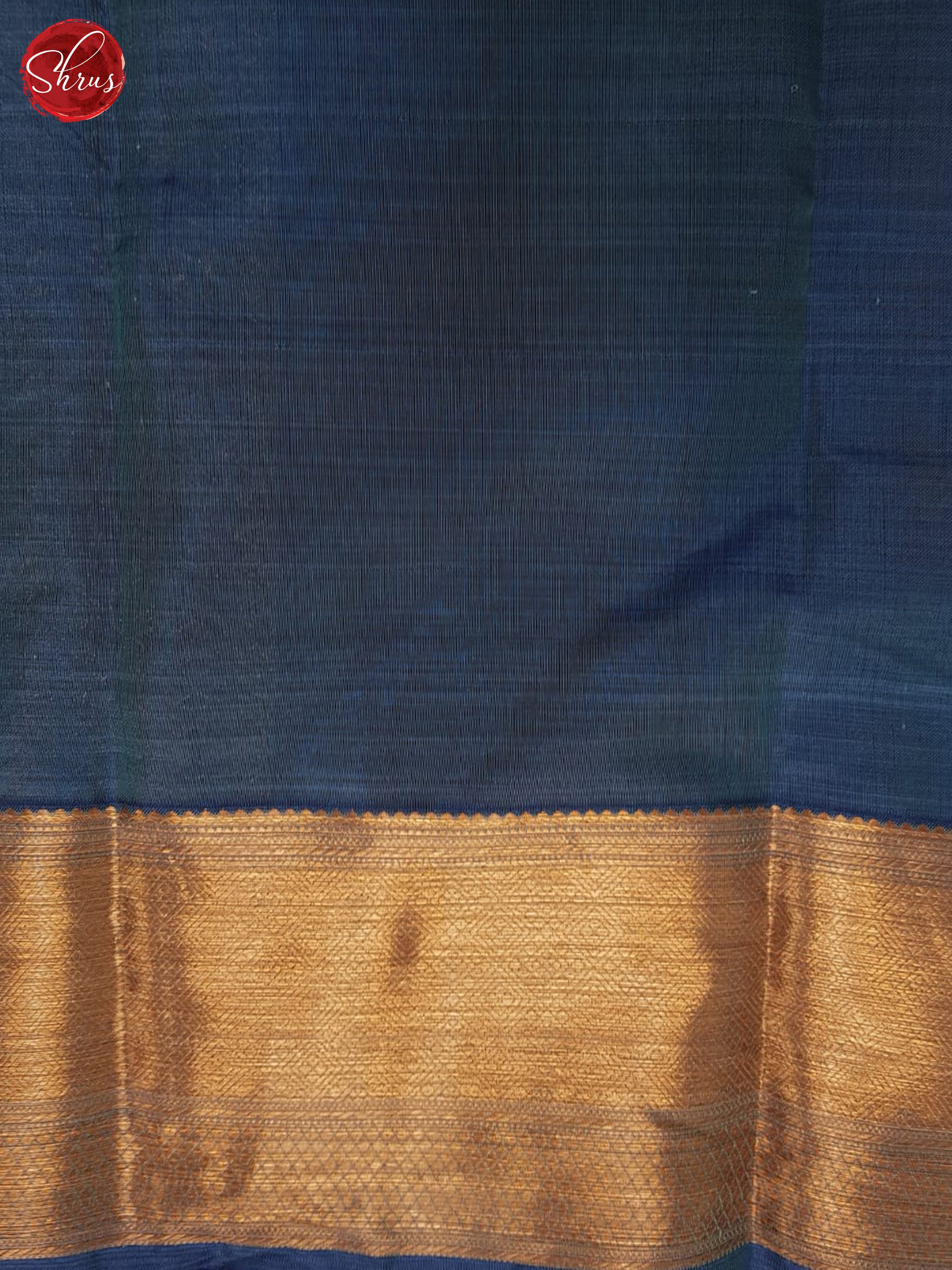Green & Blue- Kanchipuram half-pure Silk Saree - Shop on ShrusEternity.com