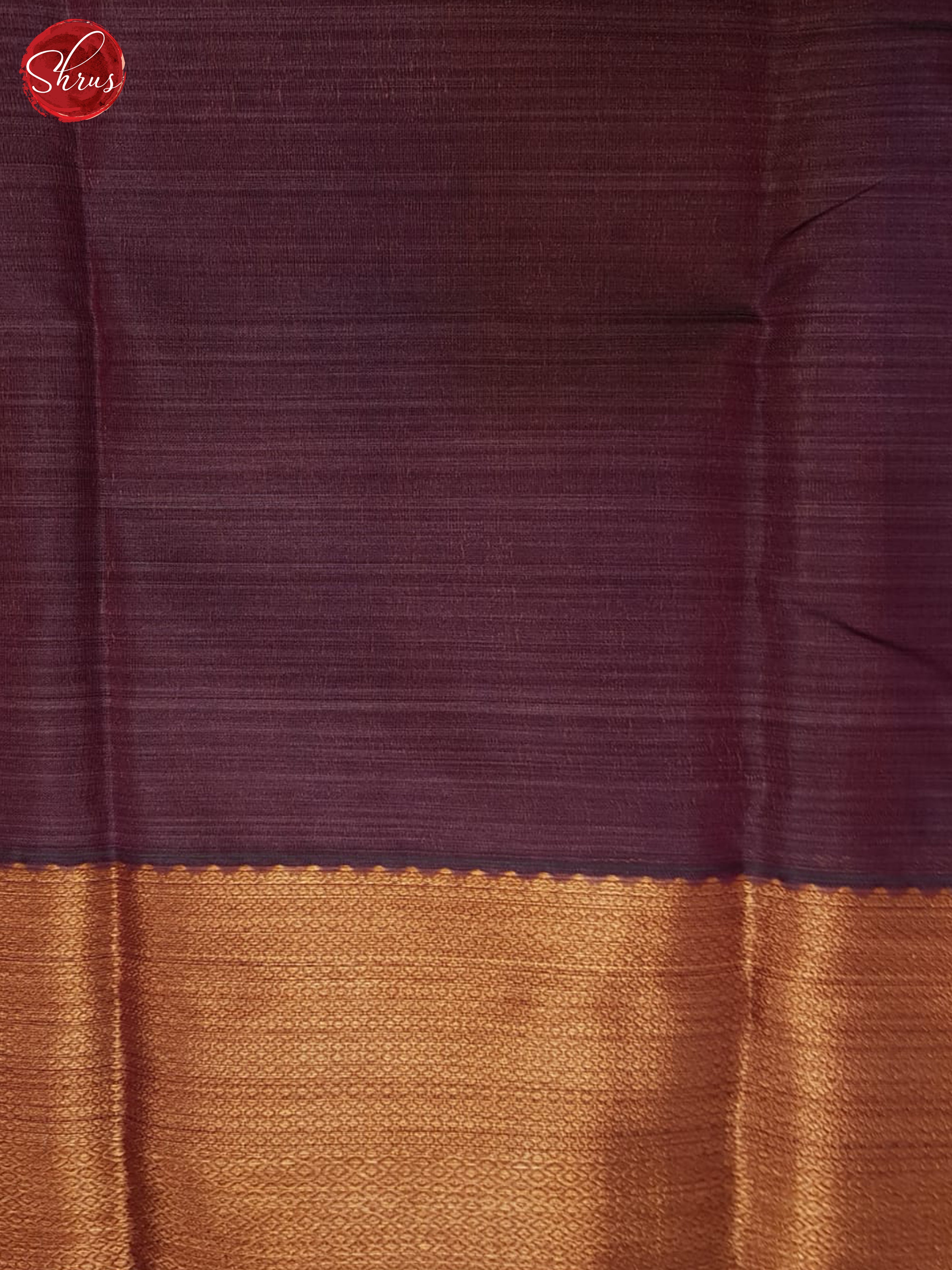 Mild Lavender And Wine- Kanchipuram Half-pure Silk Saree - Shop on ShrusEternity.com