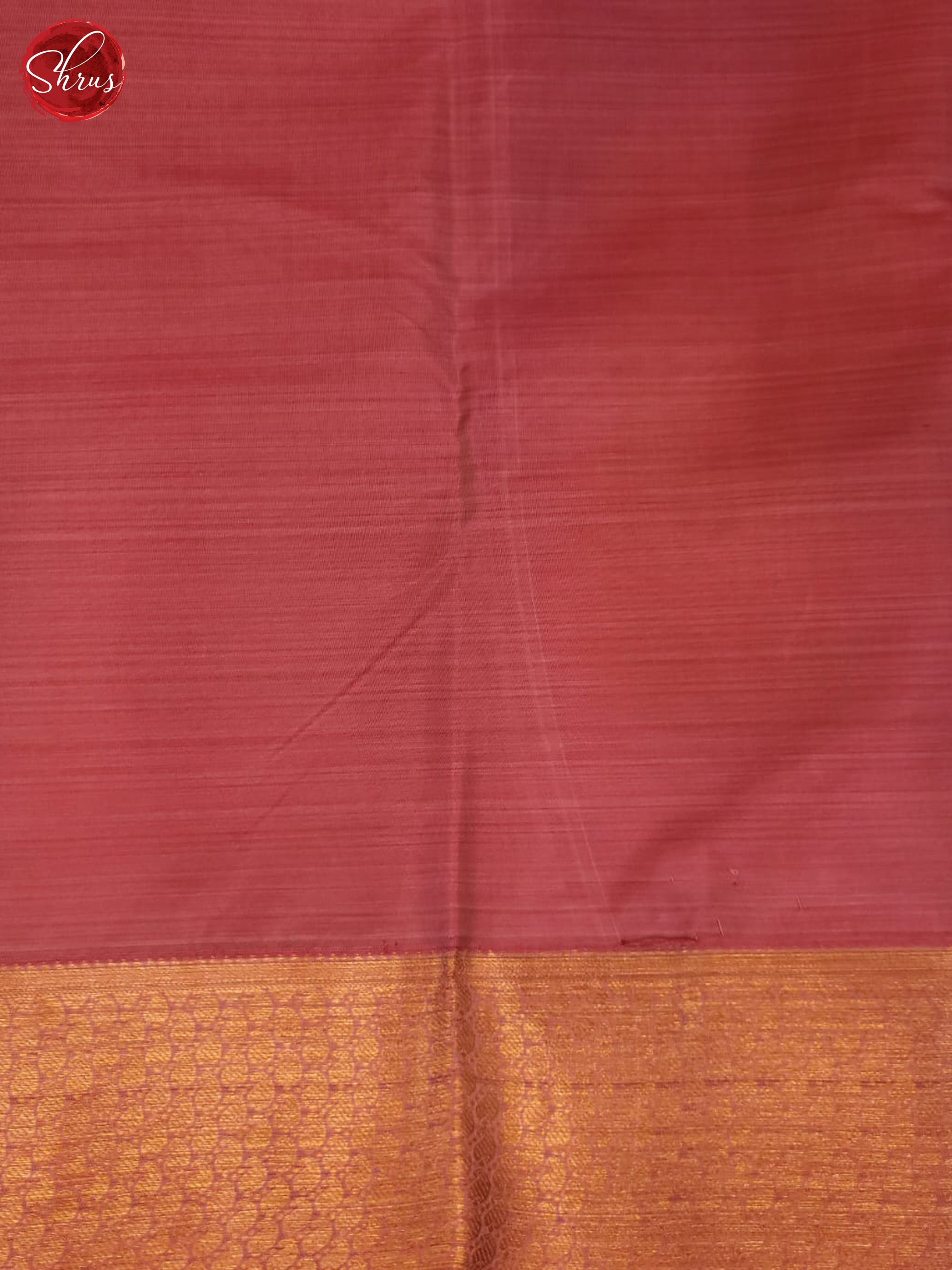 cream and lavander- Kanchipuram Half-pure Silk Saree - Shop on ShrusEternity.com