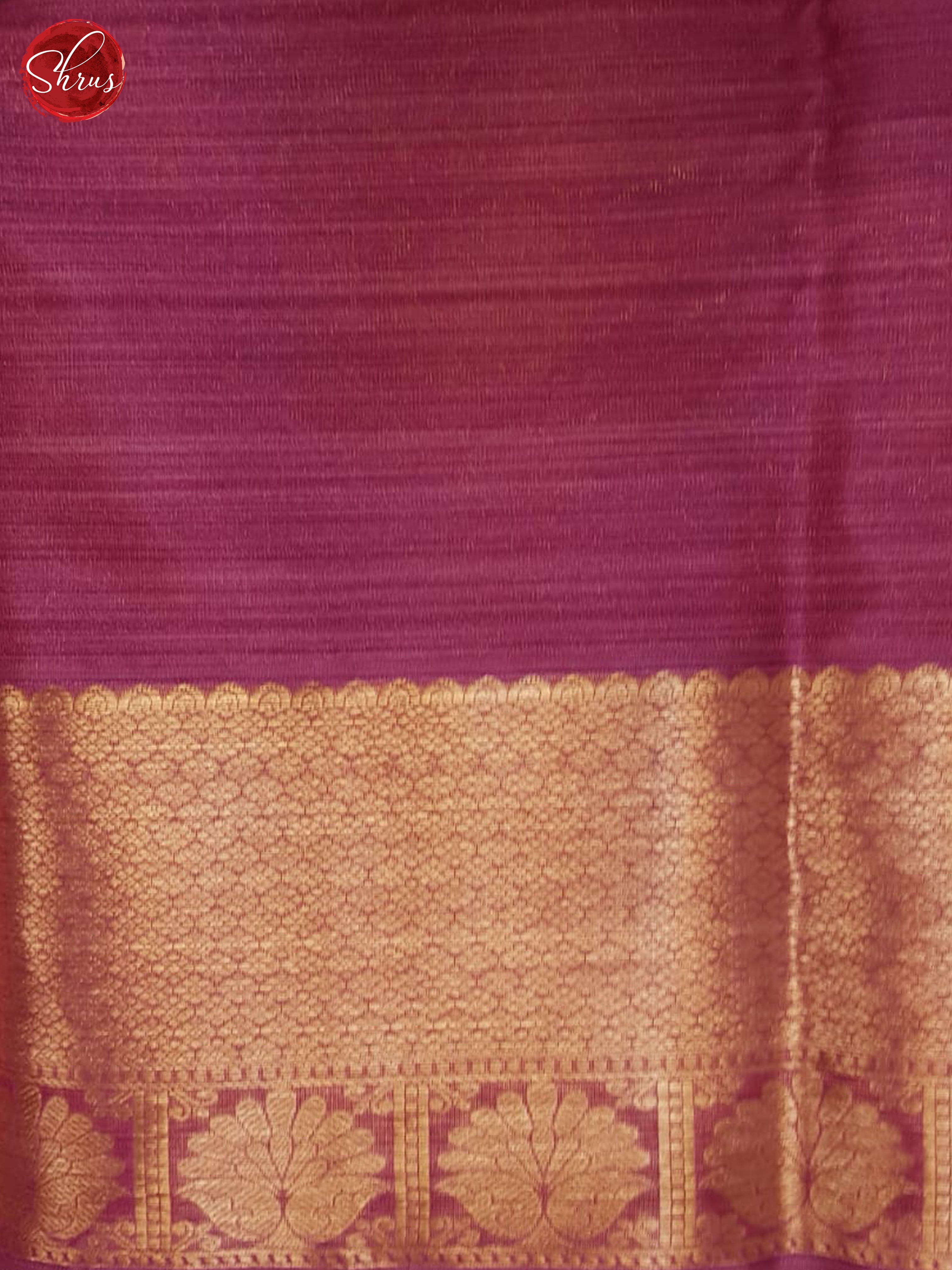 Brick And Pink- Kanchipuram half-pure Silk Saree - Shop on ShrusEternity.com