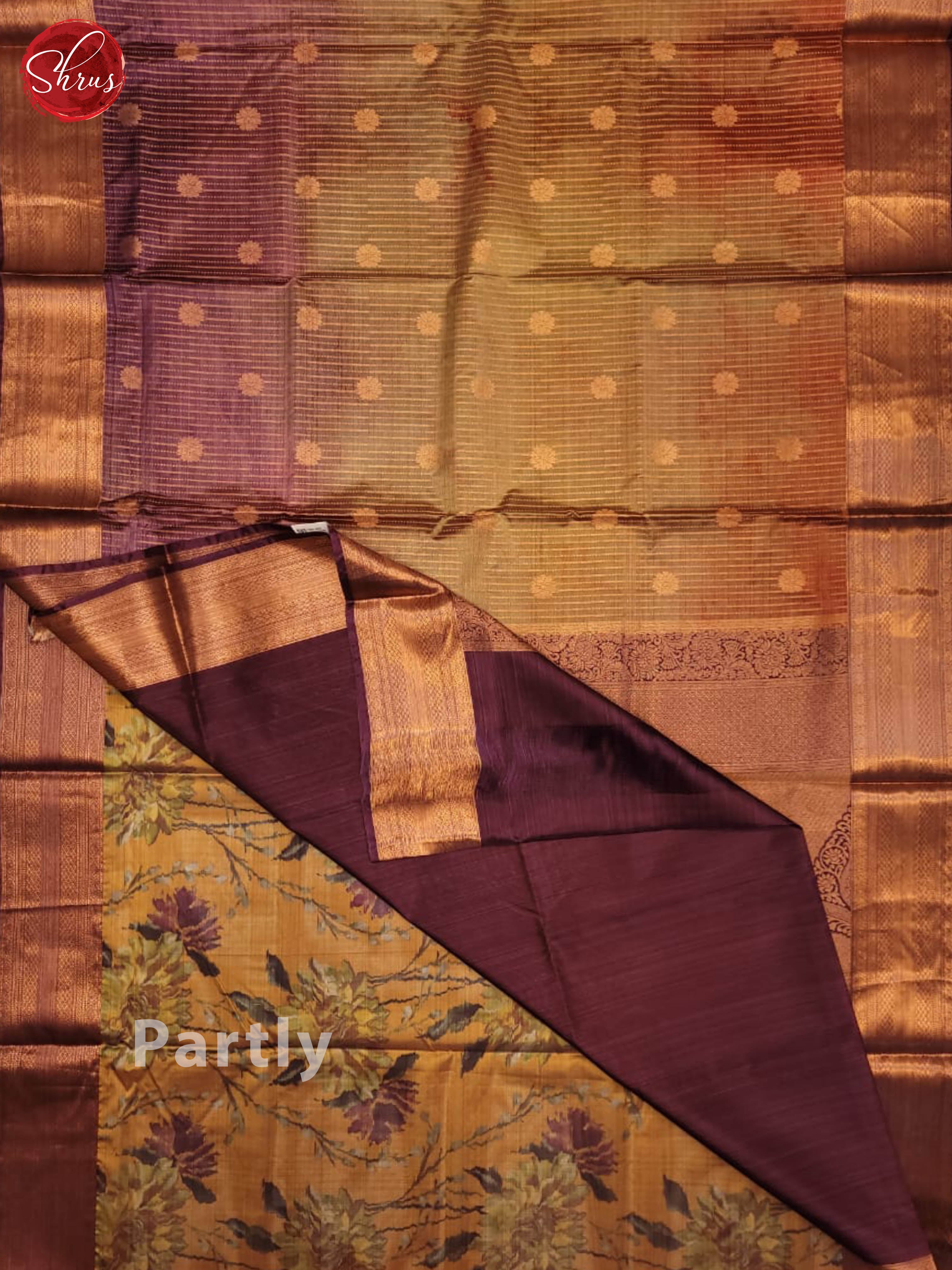 elachi green and Onion pink- Kanchipuram half-pure Silk Saree - Shop on ShrusEternity.com