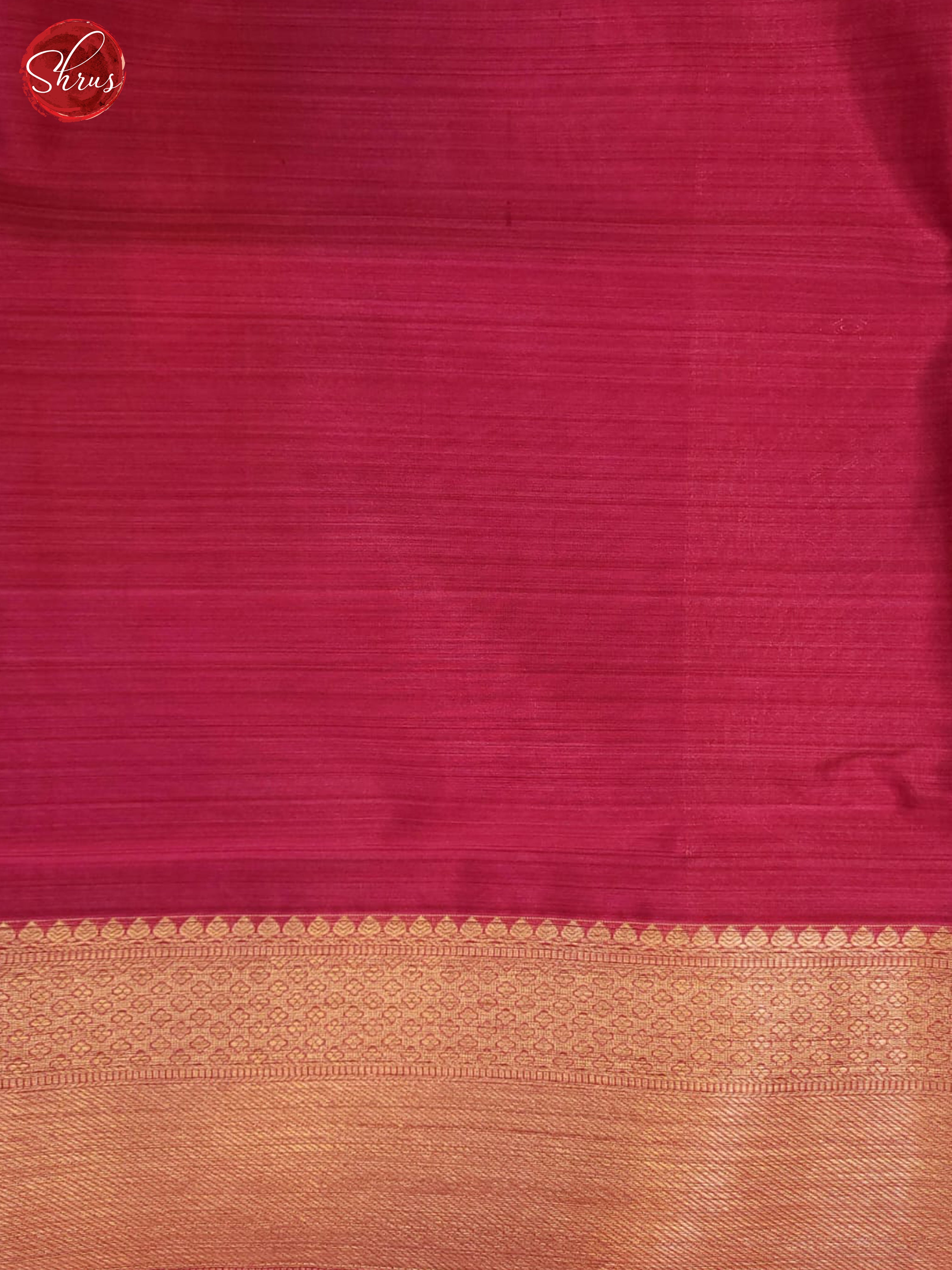 mustard and pink- kanchipuram half-pure Silk Saree - Shop on ShrusEternity.com