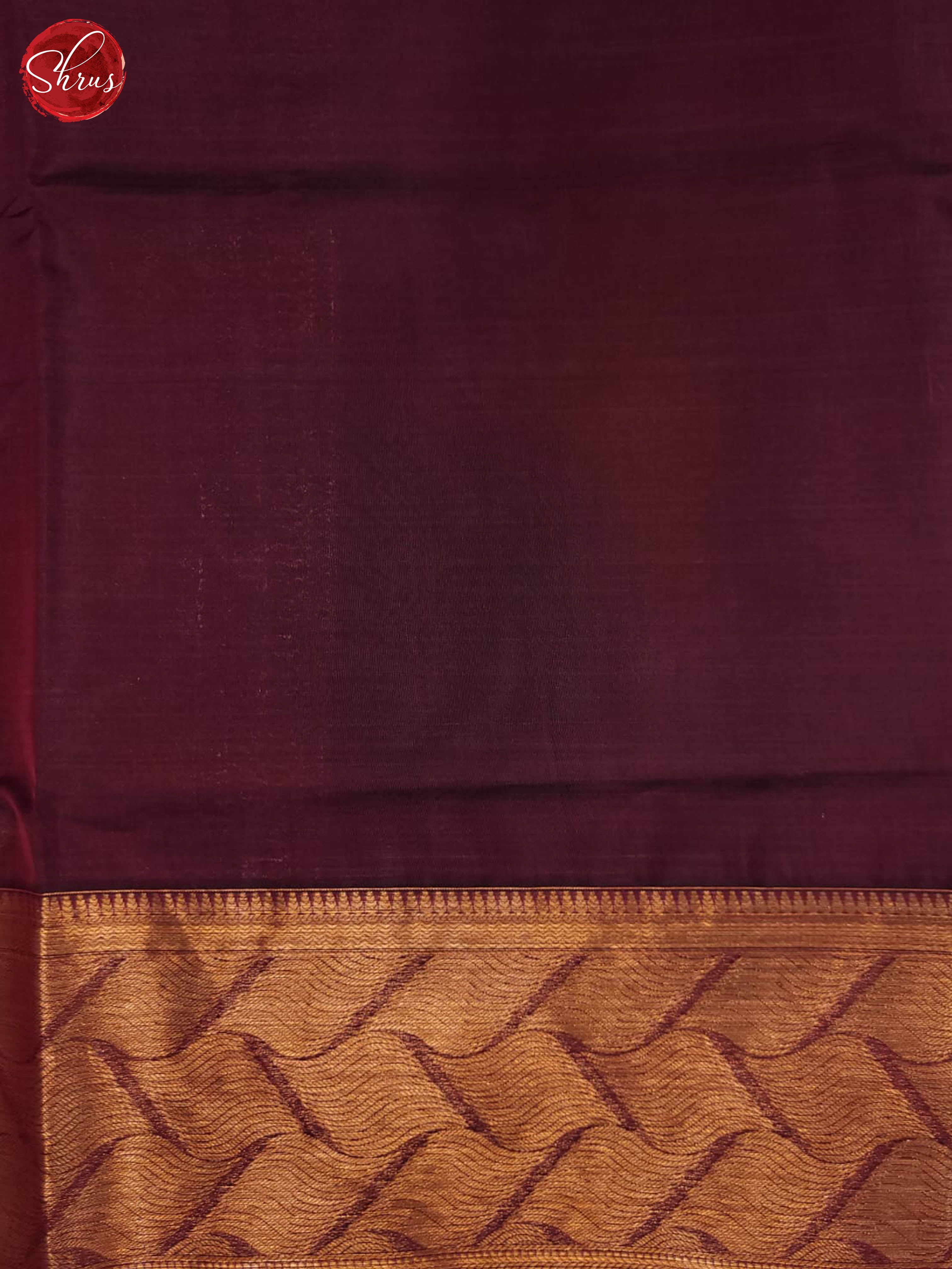 lavander and wine- Kanchipuram half-pure Silk Saree - Shop on ShrusEternity.com