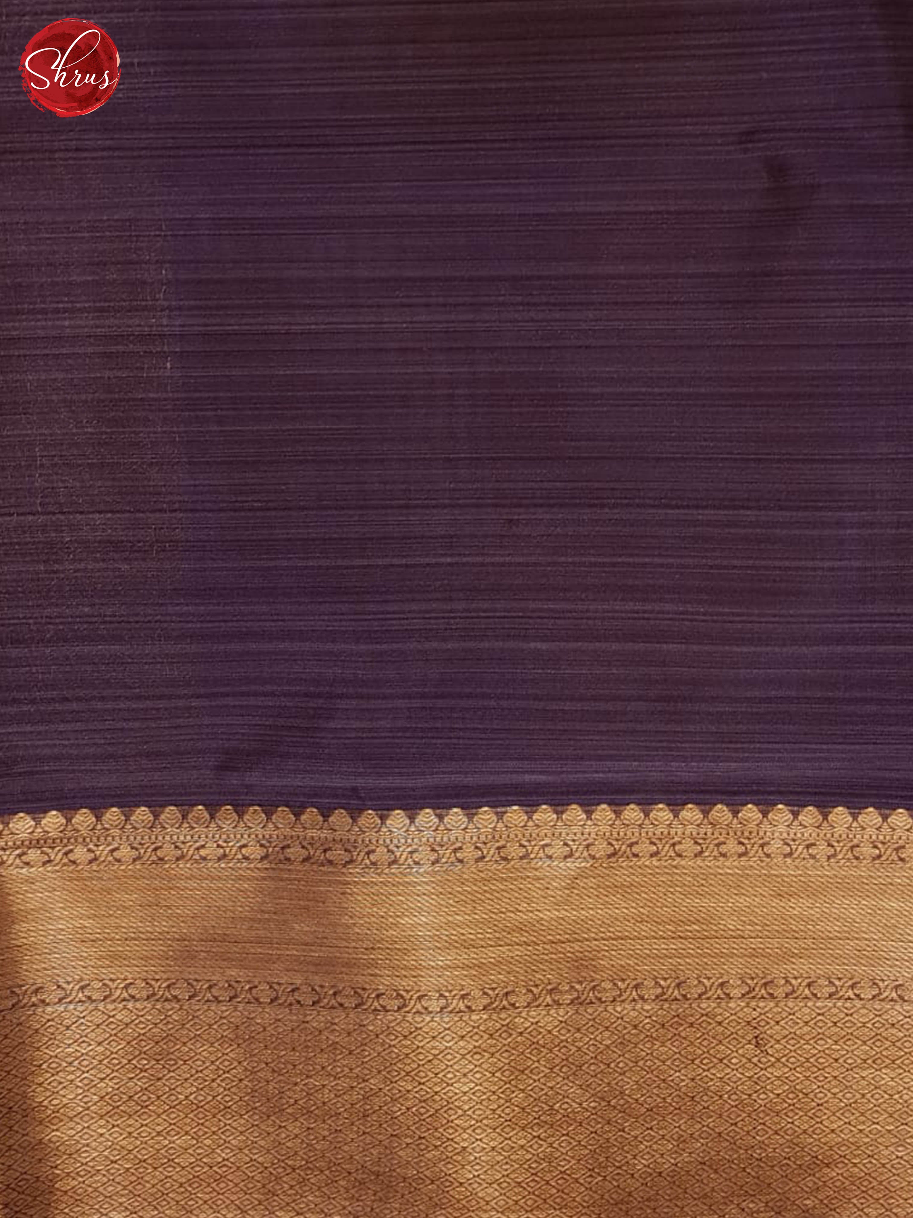 Multi And Wine- Kanchipuram half-pure Silk Saree - Shop on ShrusEternity.com