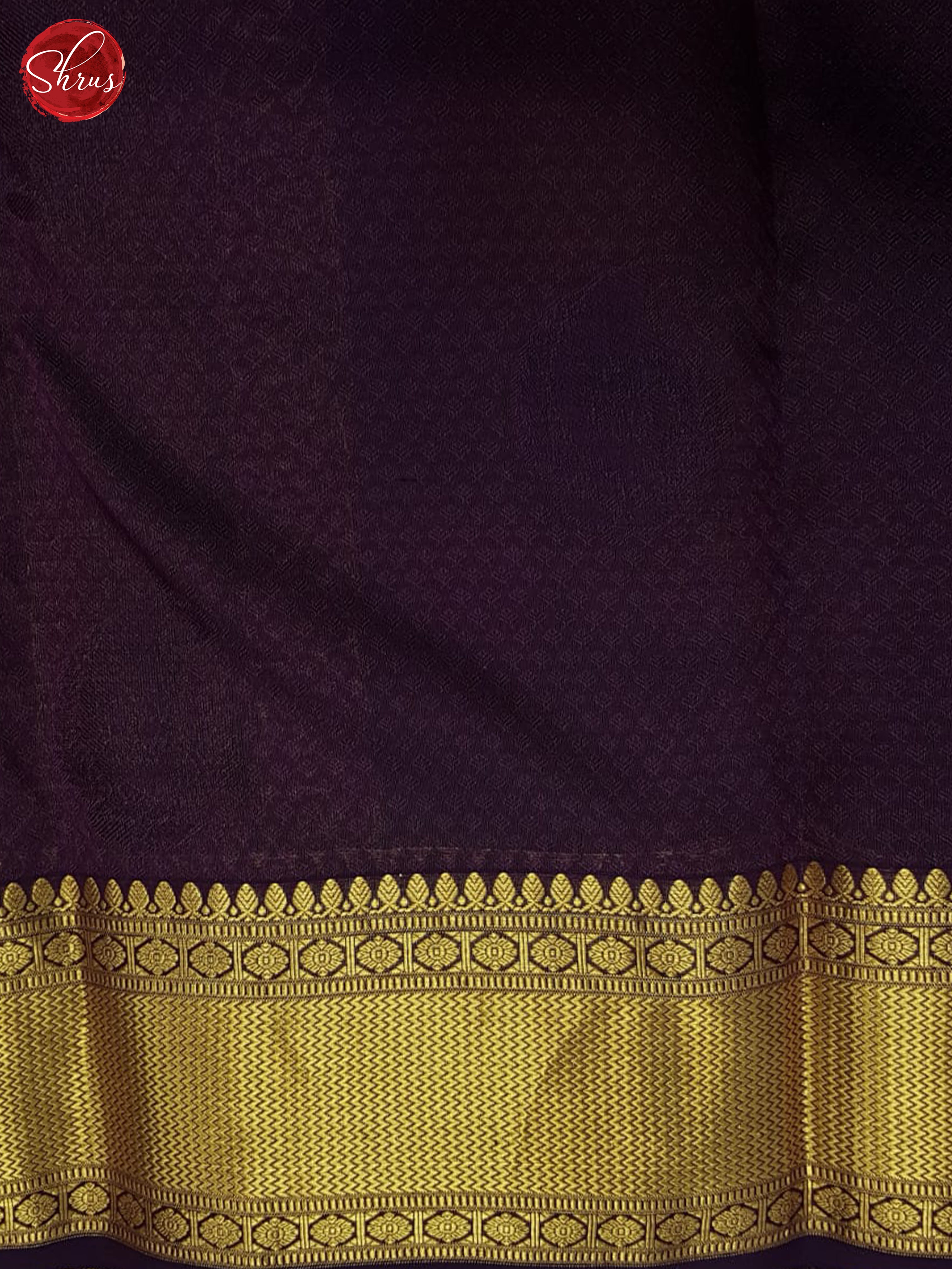 Grey And Wine- Kanchipuram Silk Saree - Shop on ShrusEternity.com