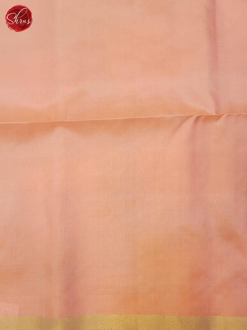 Multicolor & Peach - Soft Silk Saree - Shop on ShrusEternity.com