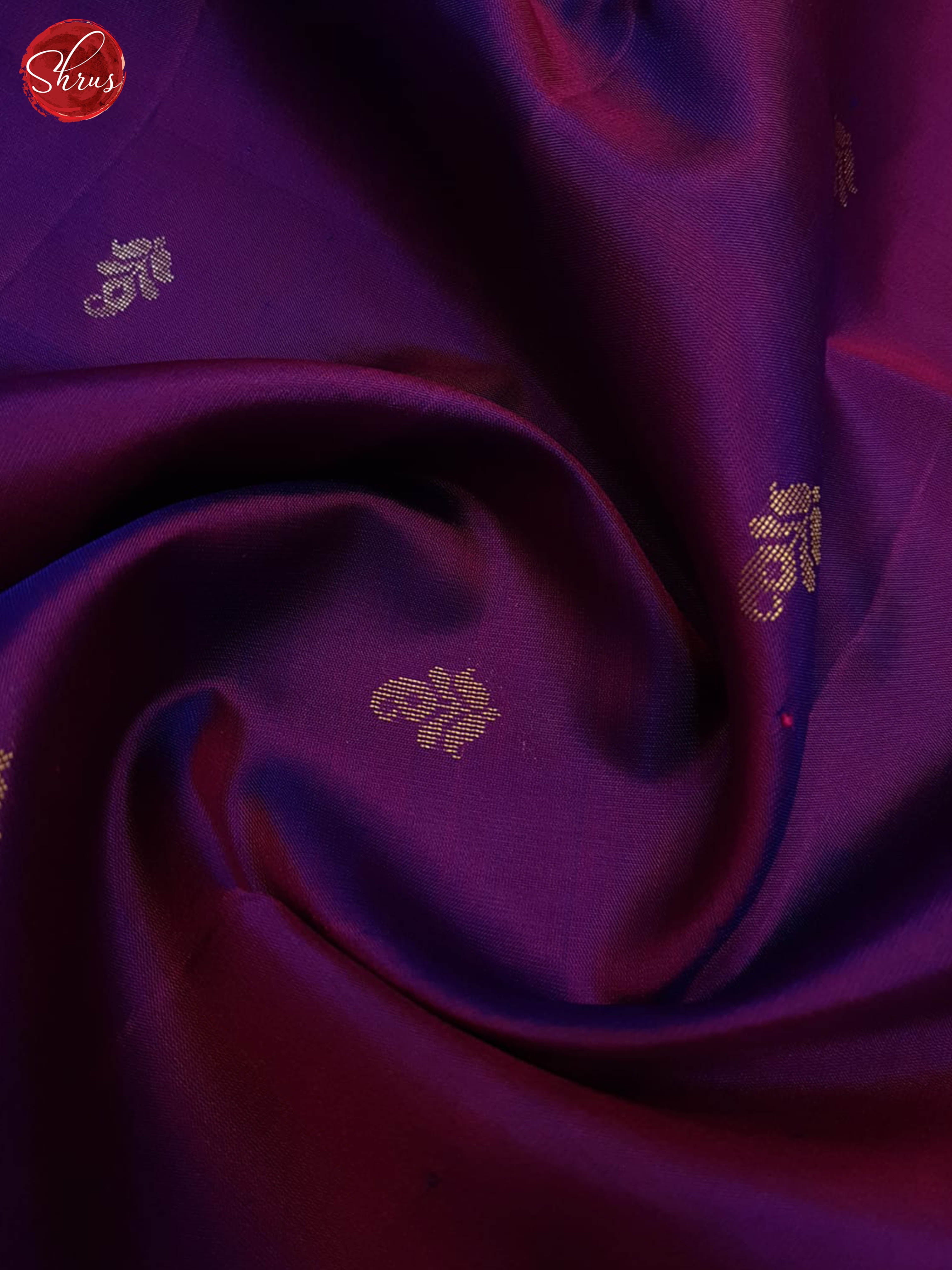 Purple And Blue- Seoft Silk Saree - Shop on ShrusEternity.com