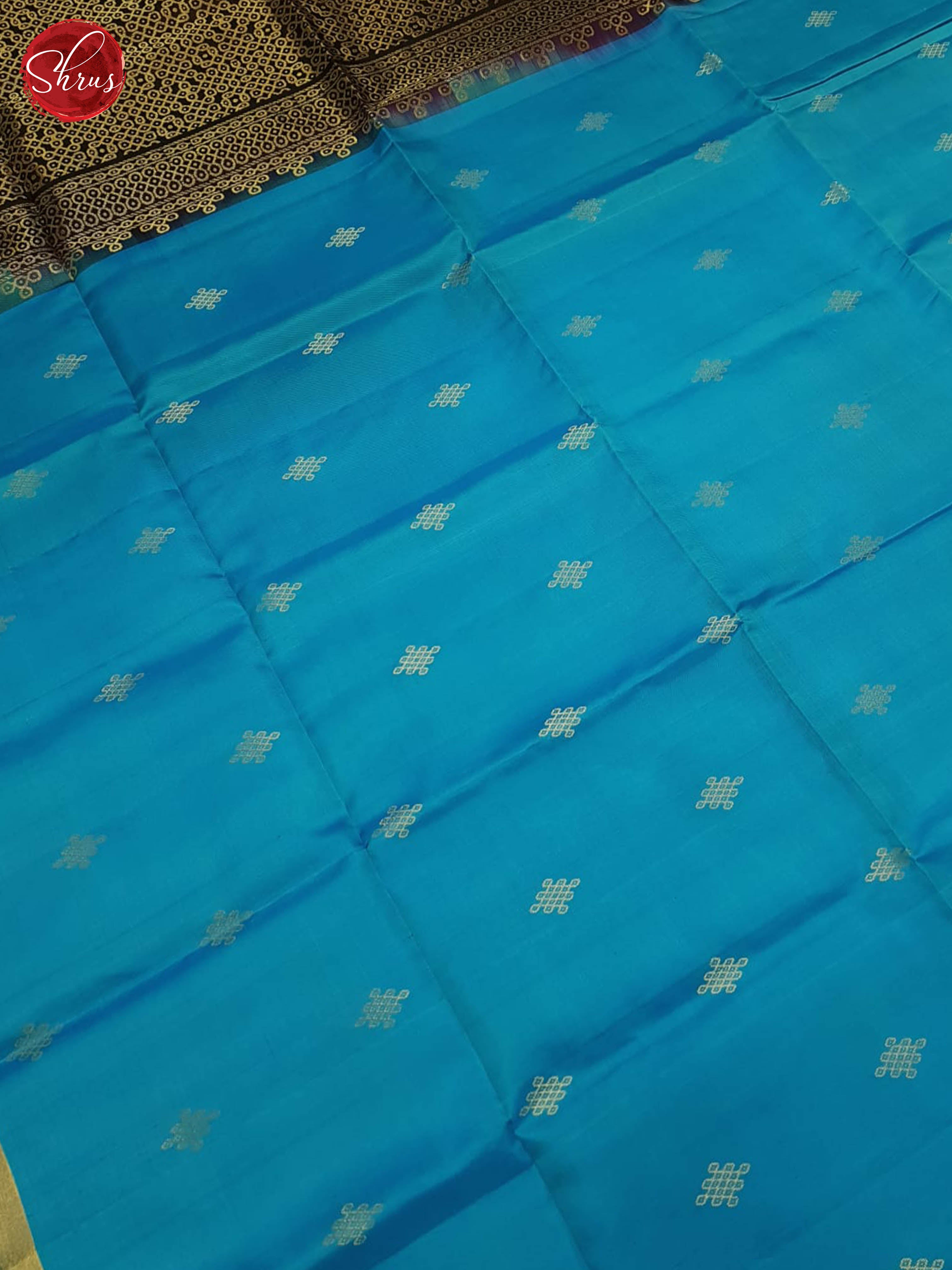 Blue And Wine- Soft Silk Saree - Shop on ShrusEternity.com