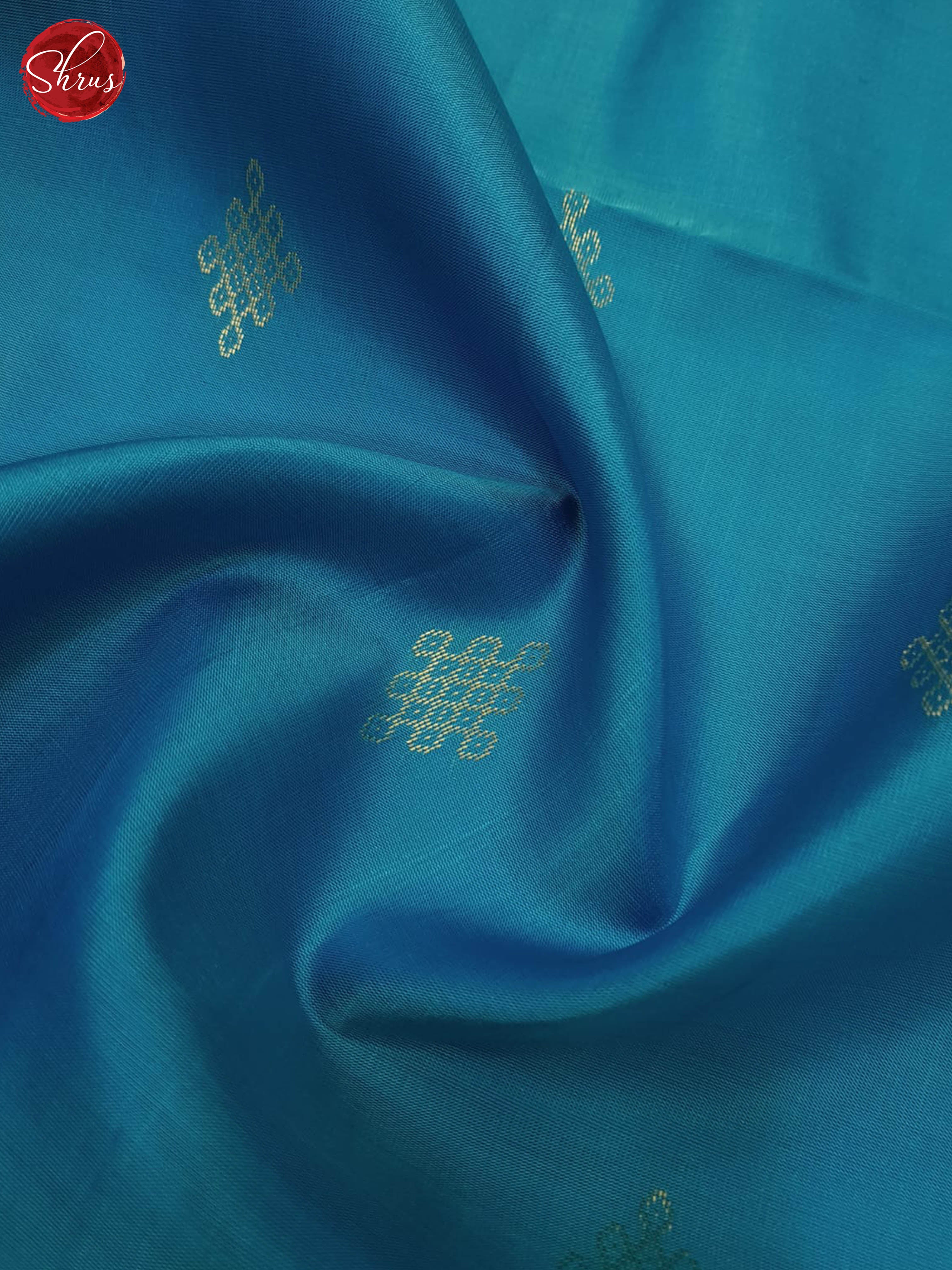 Blue And Wine- Soft Silk Saree - Shop on ShrusEternity.com