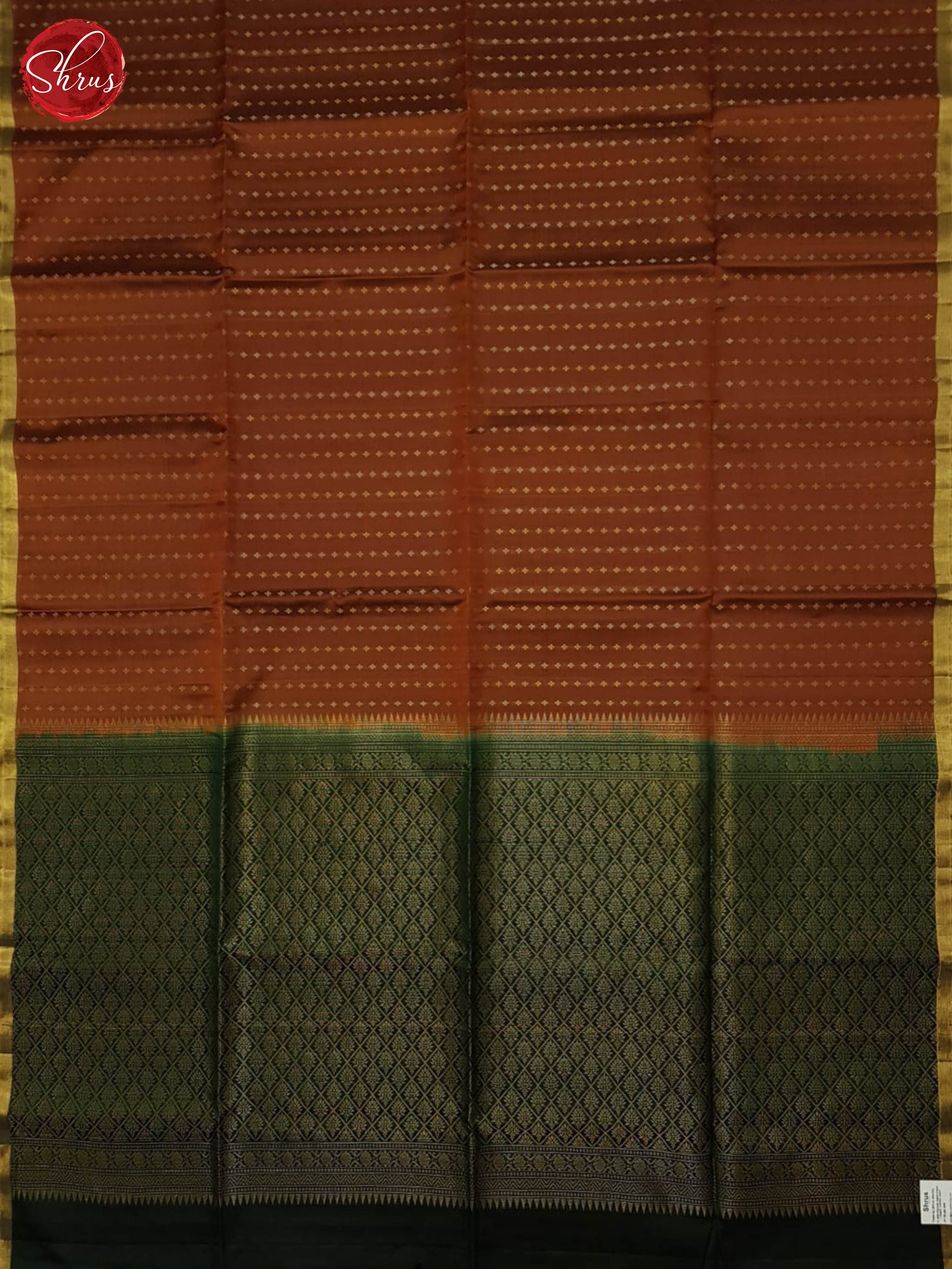 Honey And Green- Soft Silk Saree - Shop on ShrusEternity.com