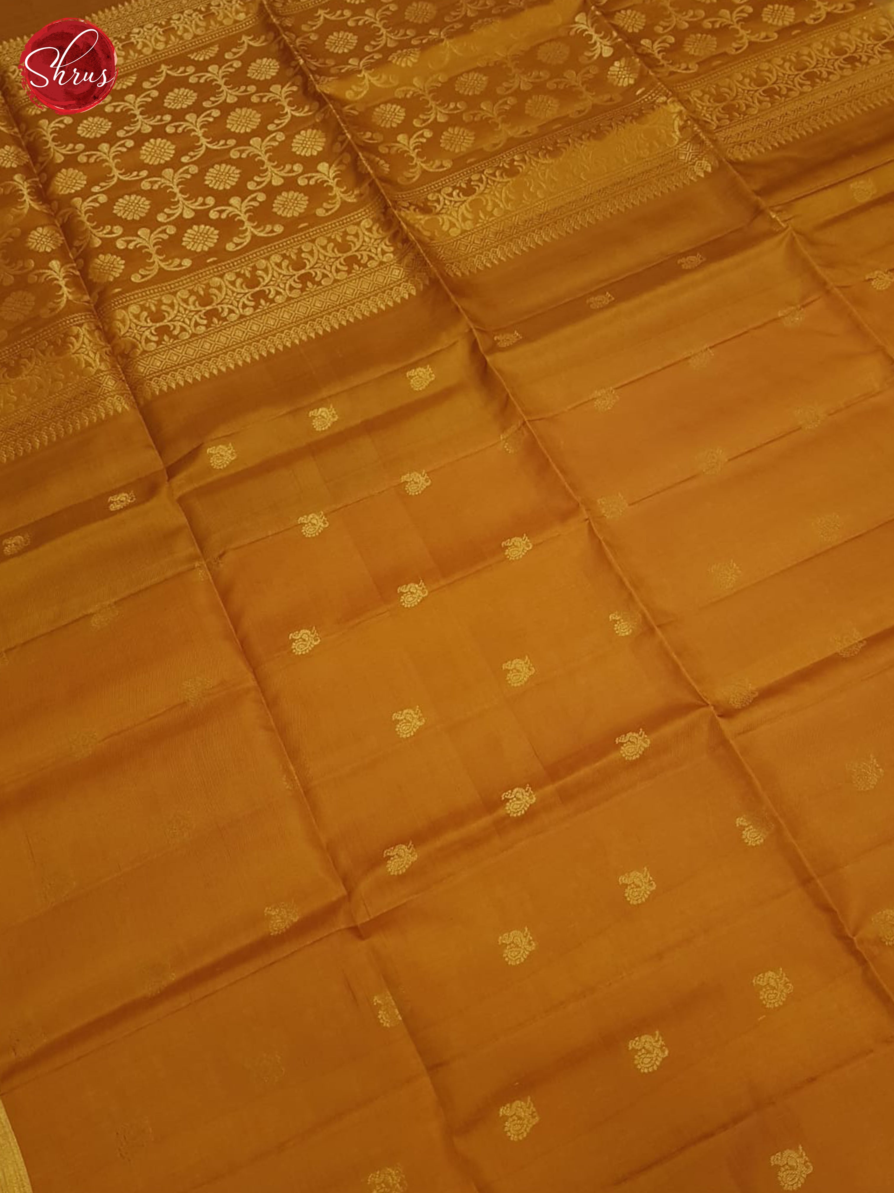 Mustard & Green - Soft Silk Saree - Shop on ShrusEternity.com