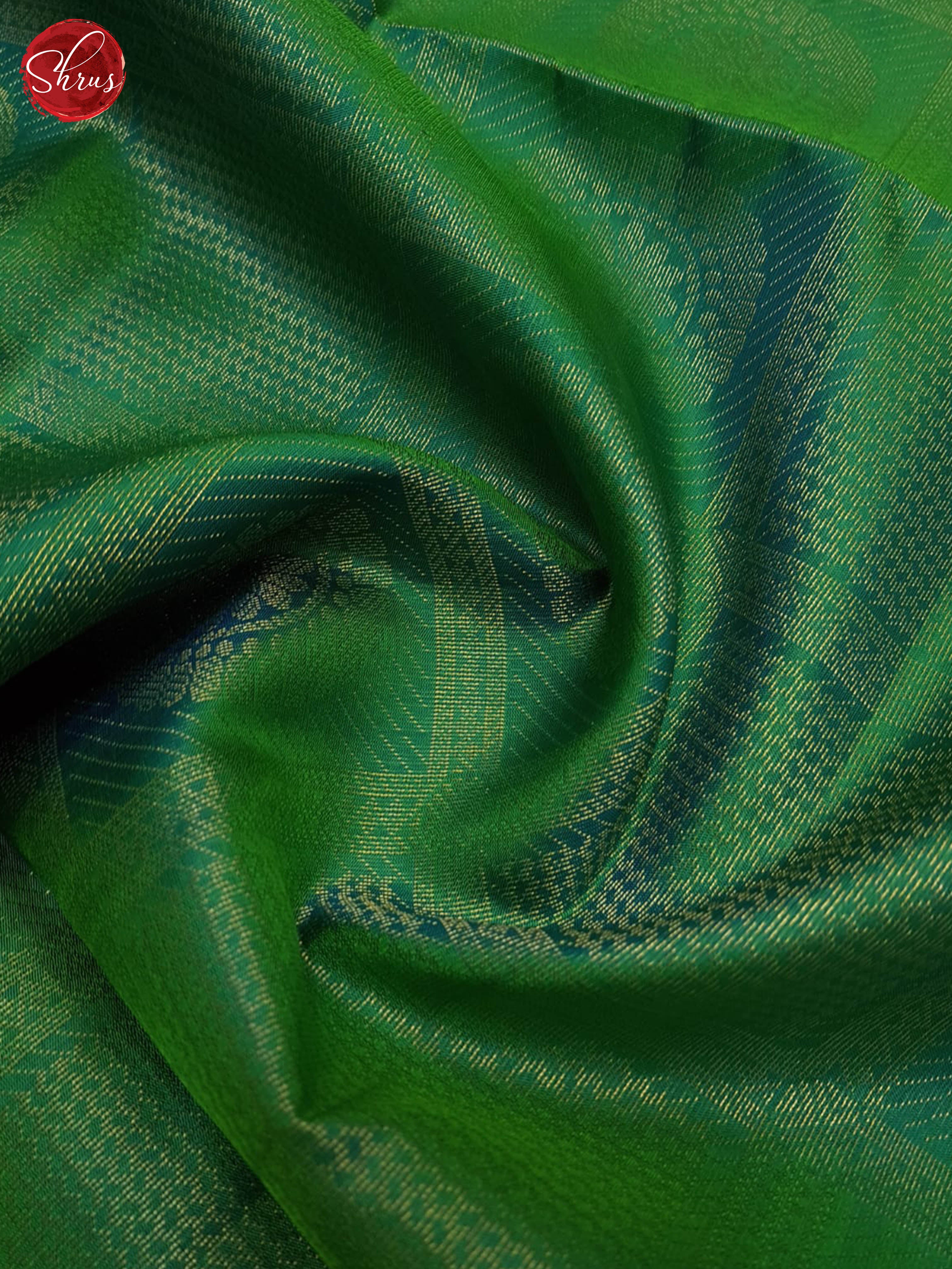 Green And Maroon- Soft Silk saree - Shop on ShrusEternity.com