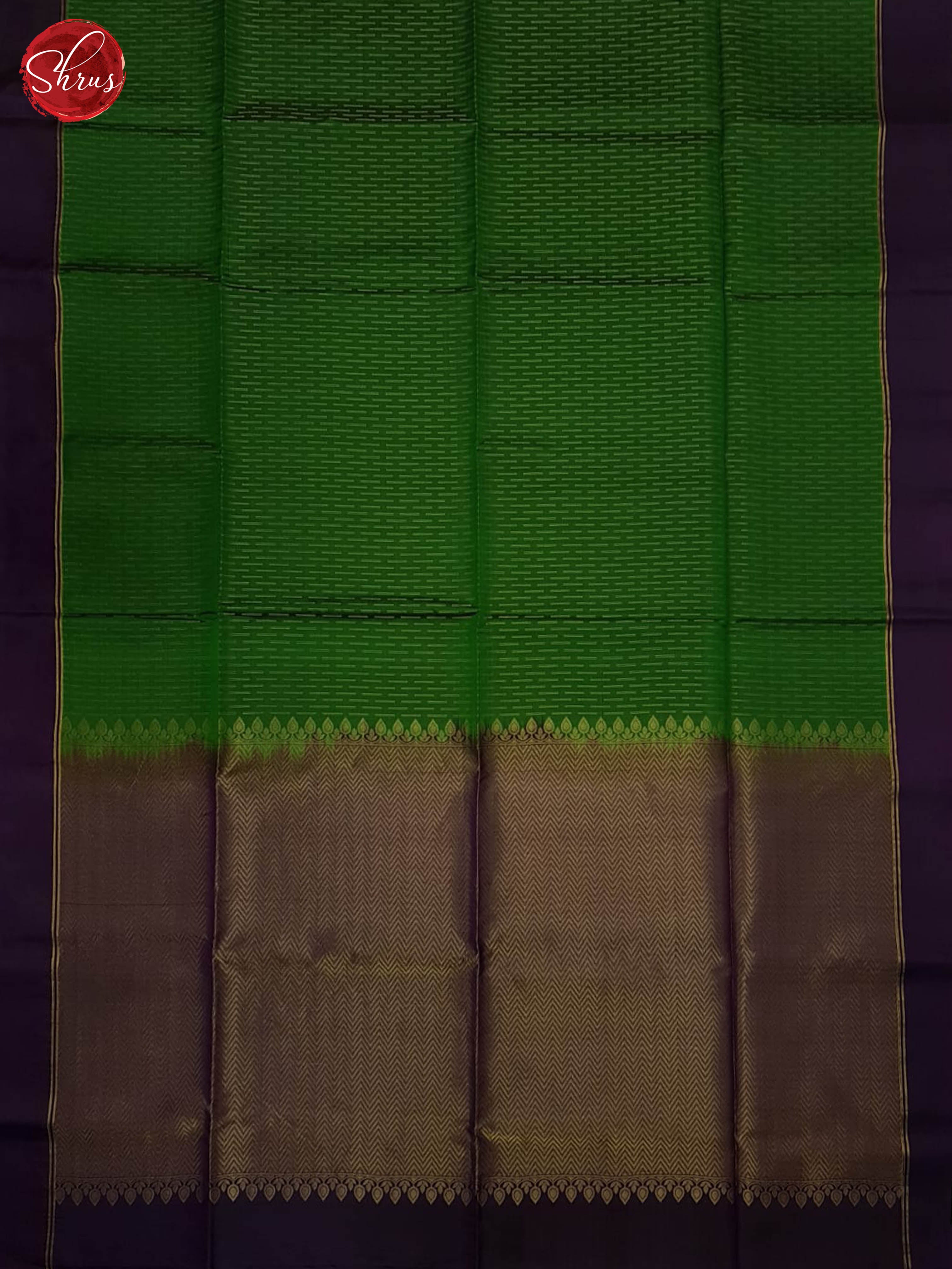 Green And Purple- Soft Silk Saree - Shop on ShrusEternity.com