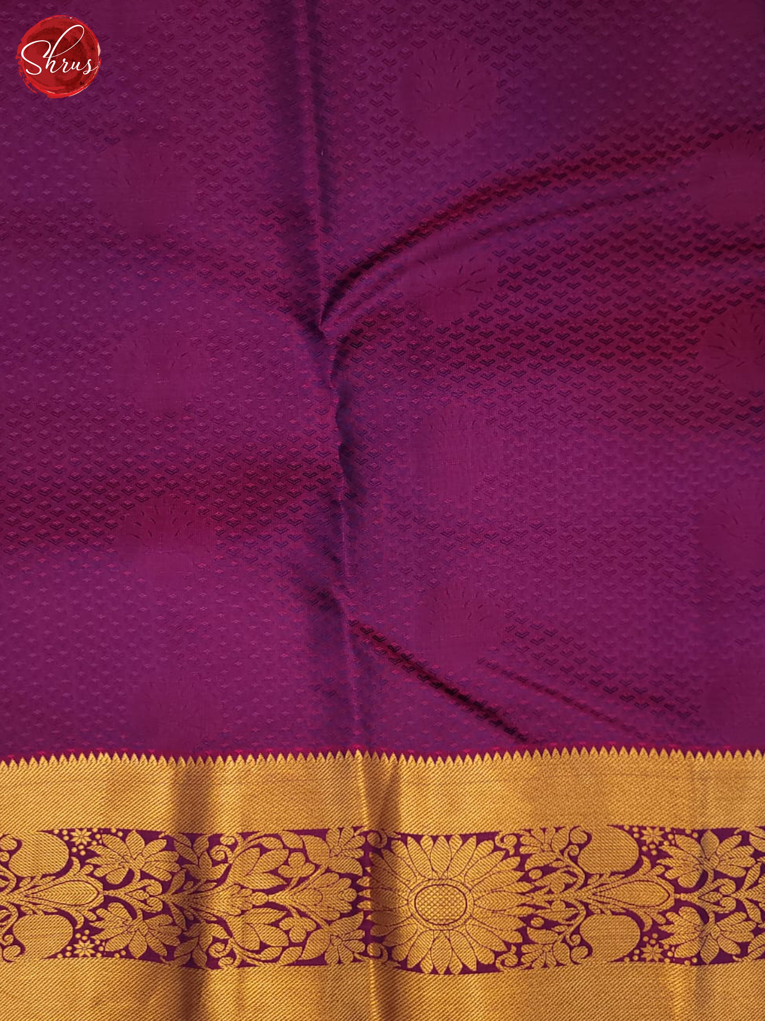 German Blue and vadamalli- Kanchipuram half-pure Silk Saree - Shop on ShrusEternity.com