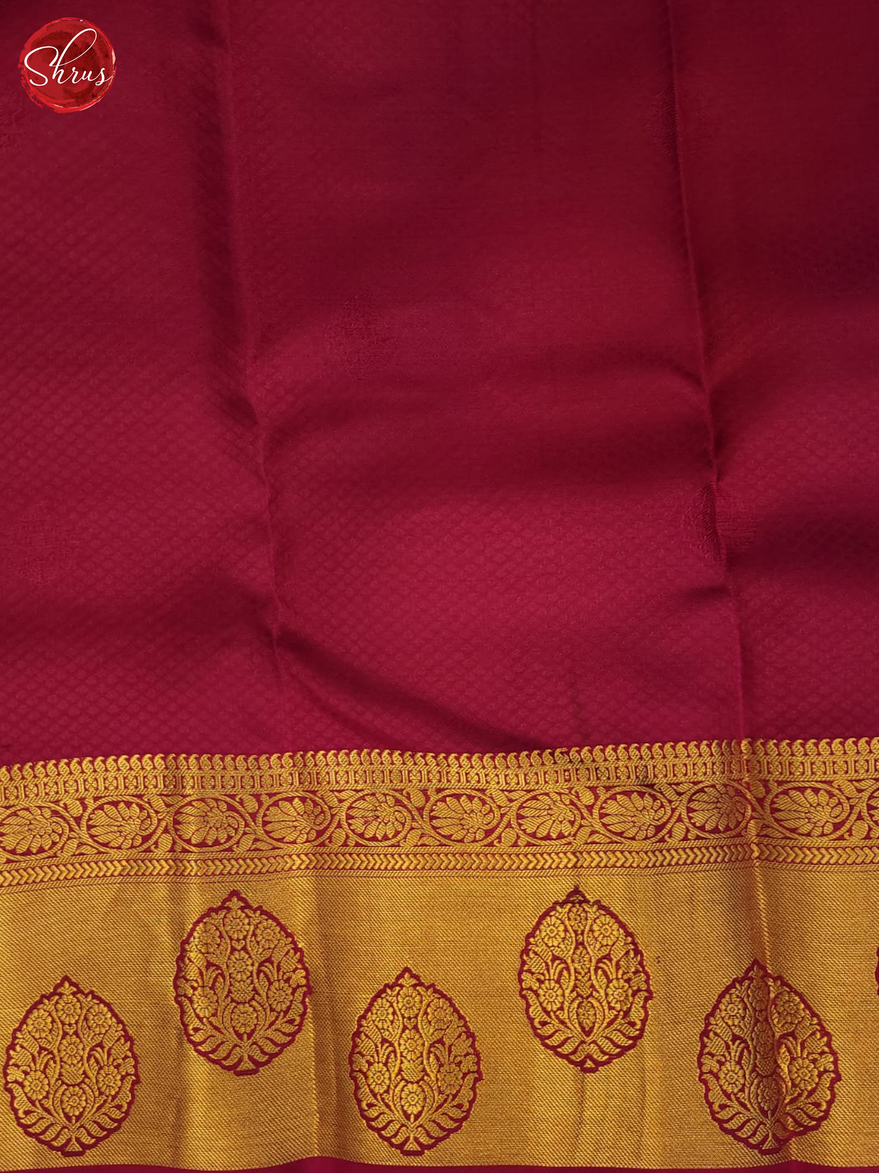 mustard and Majentha pink- Kanchipuram half-pure Silk Saree - Shop on ShrusEternity.com