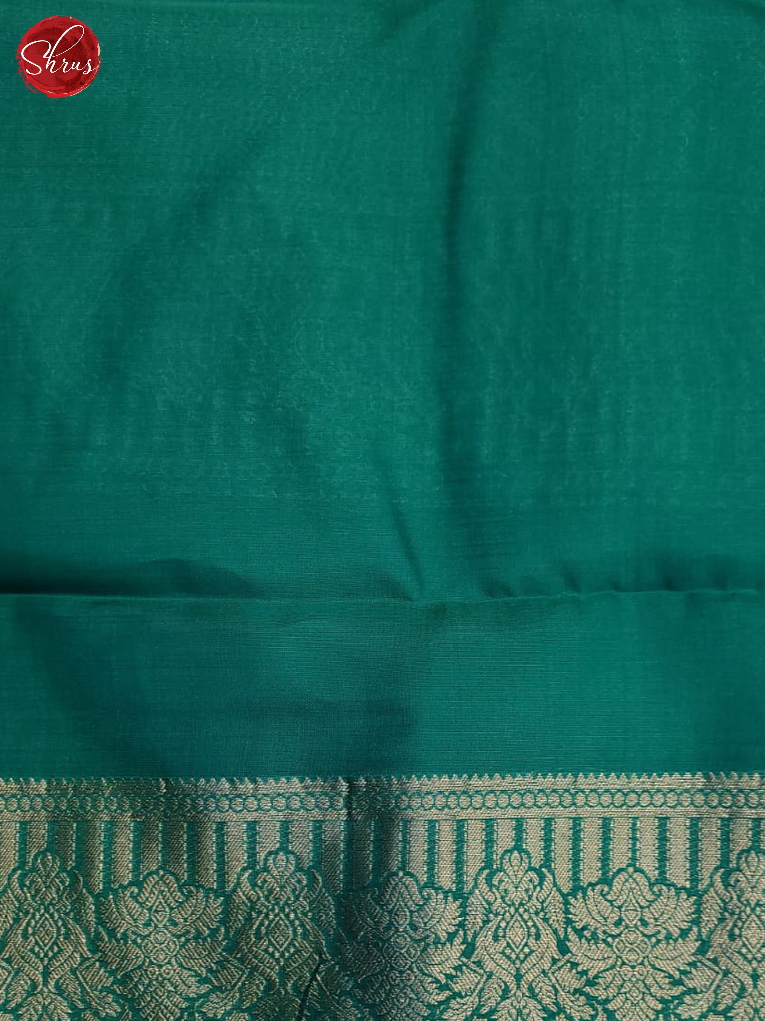 lavender and Teal Blue- Kanchipuram Half-Pure Silk Saree - Shop on ShrusEternity.com