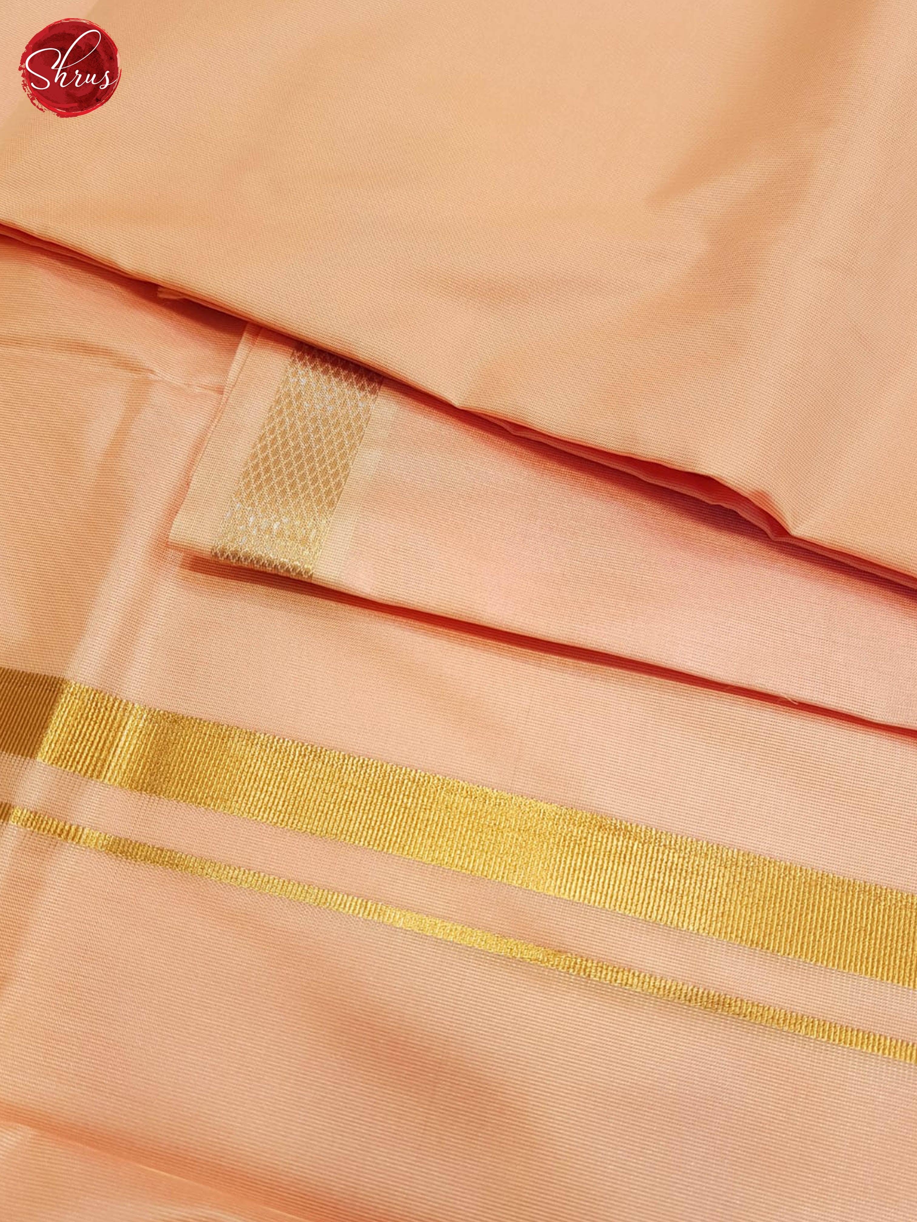 Pink  - Semi Tissue Men's Dhoti(8*4) - Shop on ShrusEternity.com