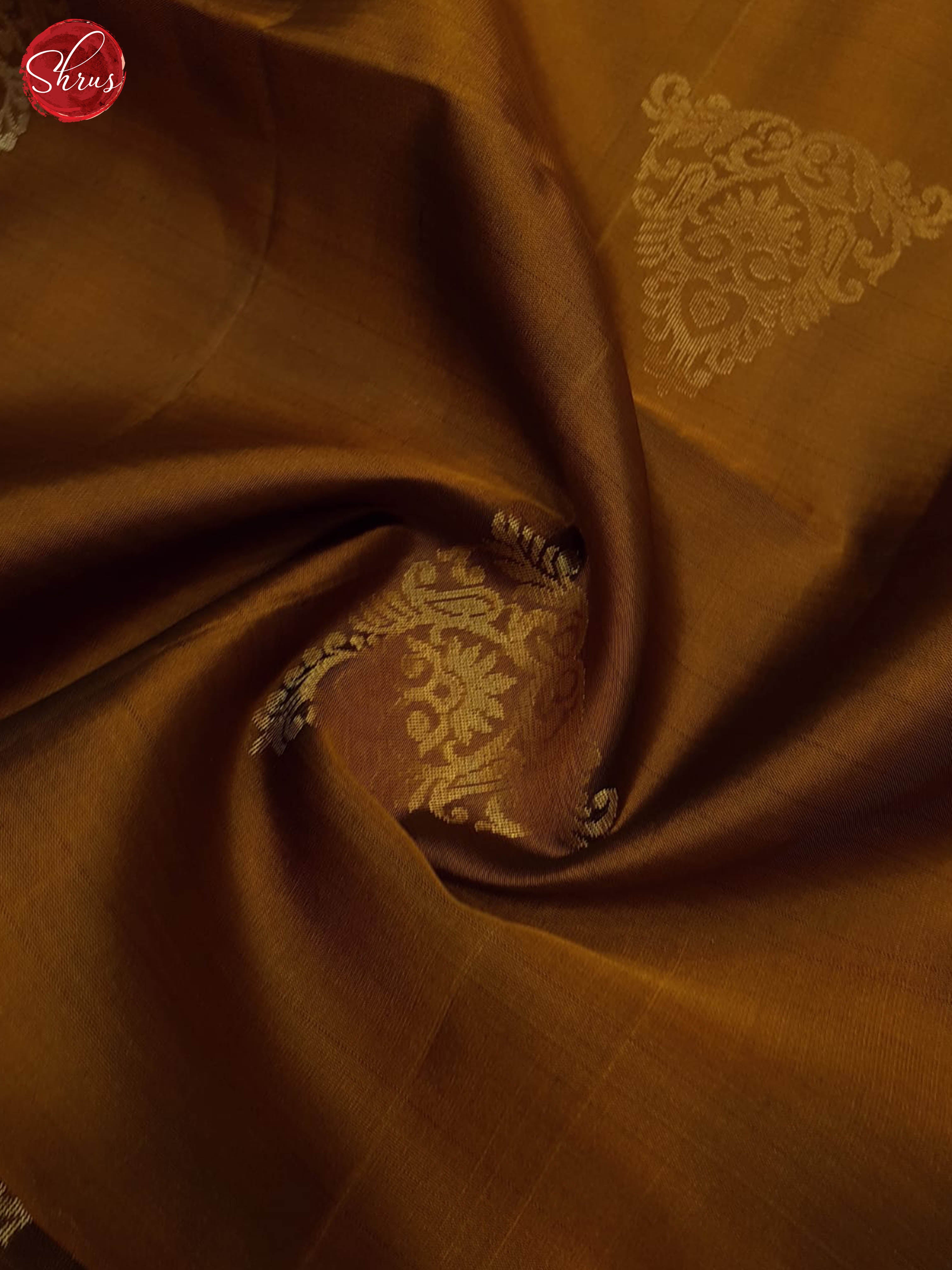 Honey And Blue- Soft Silk Saree - Shop on ShrusEternity.com