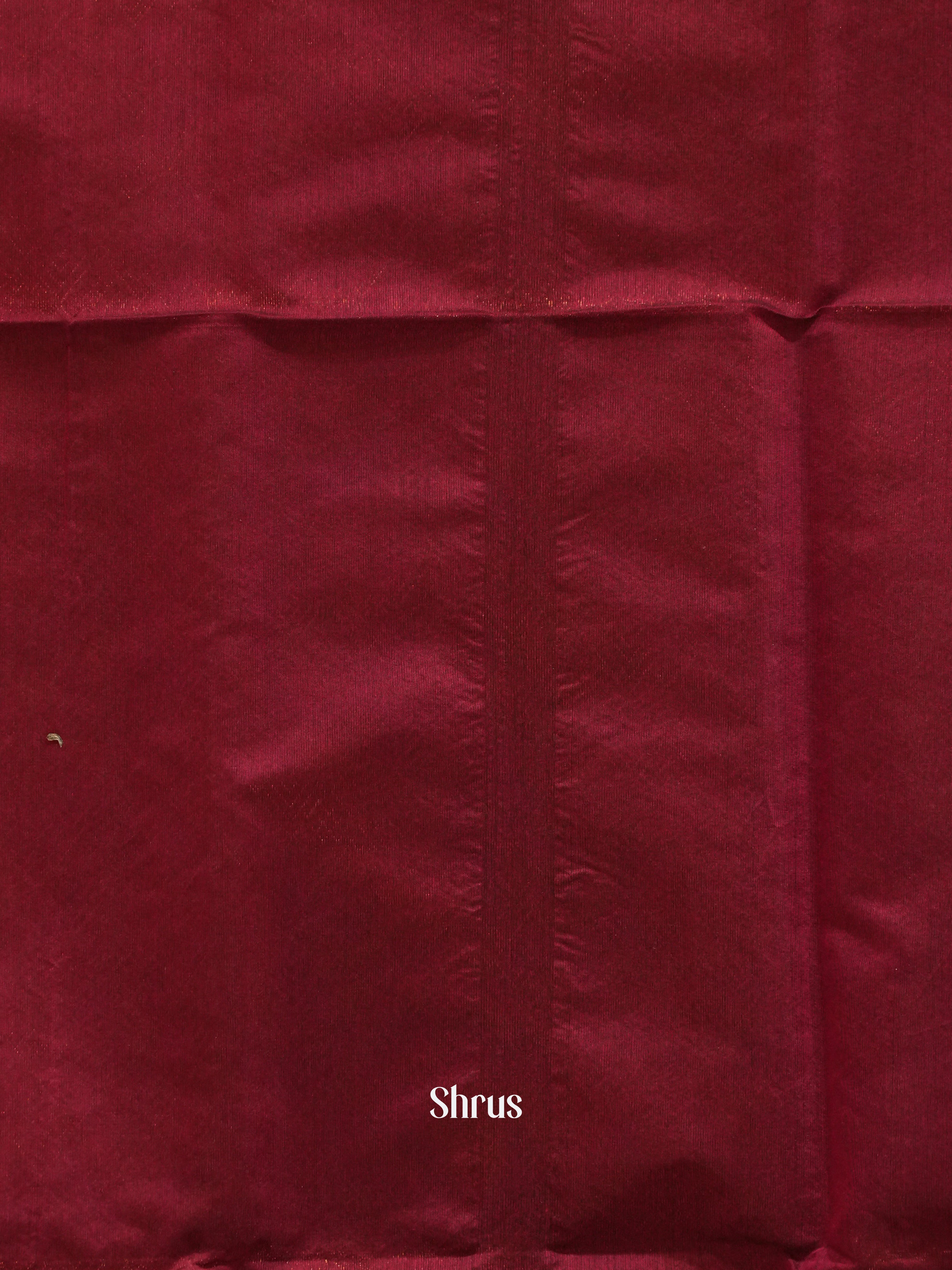 Teal & Maroon - Semi Silkcotton Saree