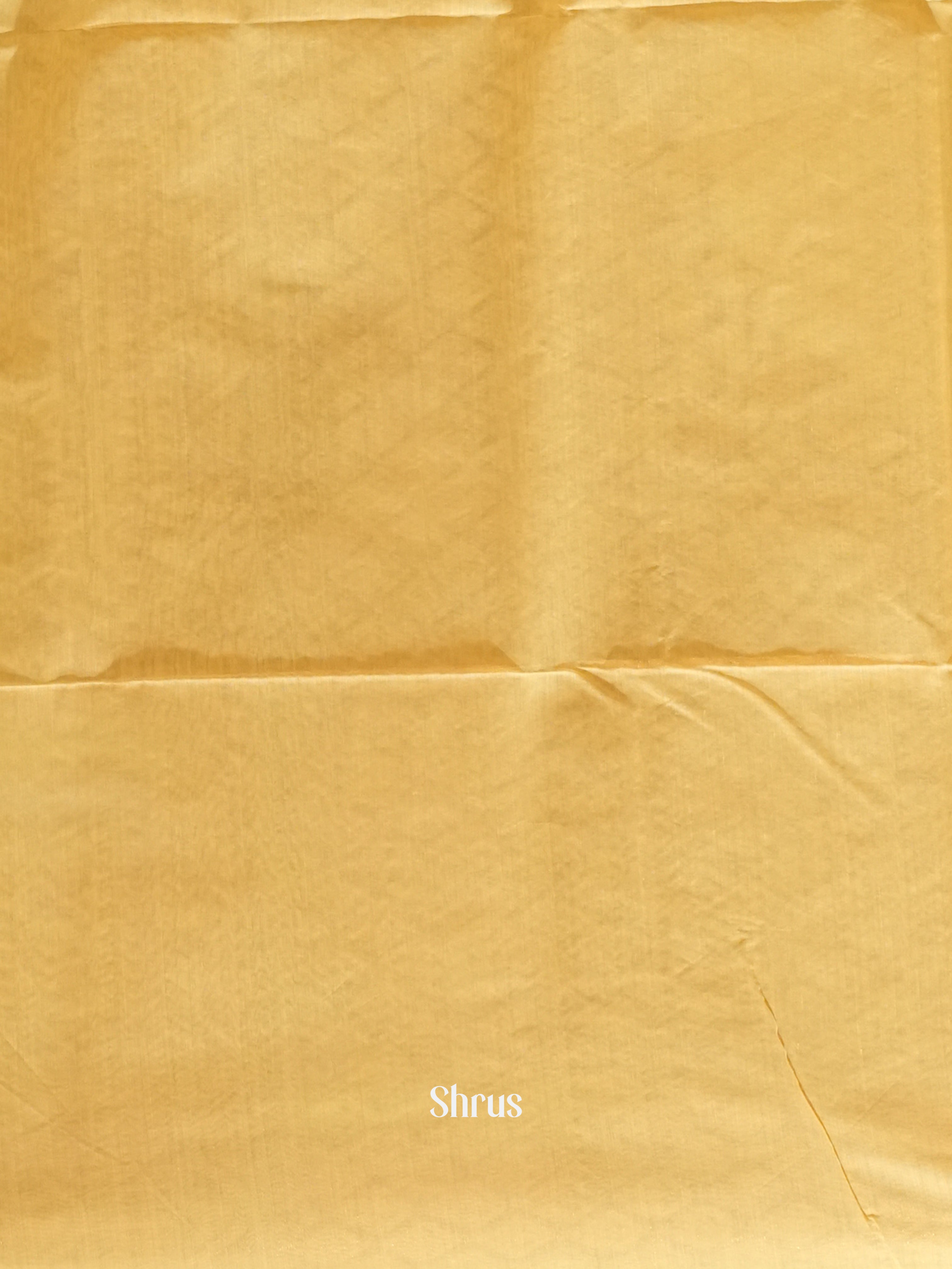 Green And Beige- Semi Silk Cotton Saree